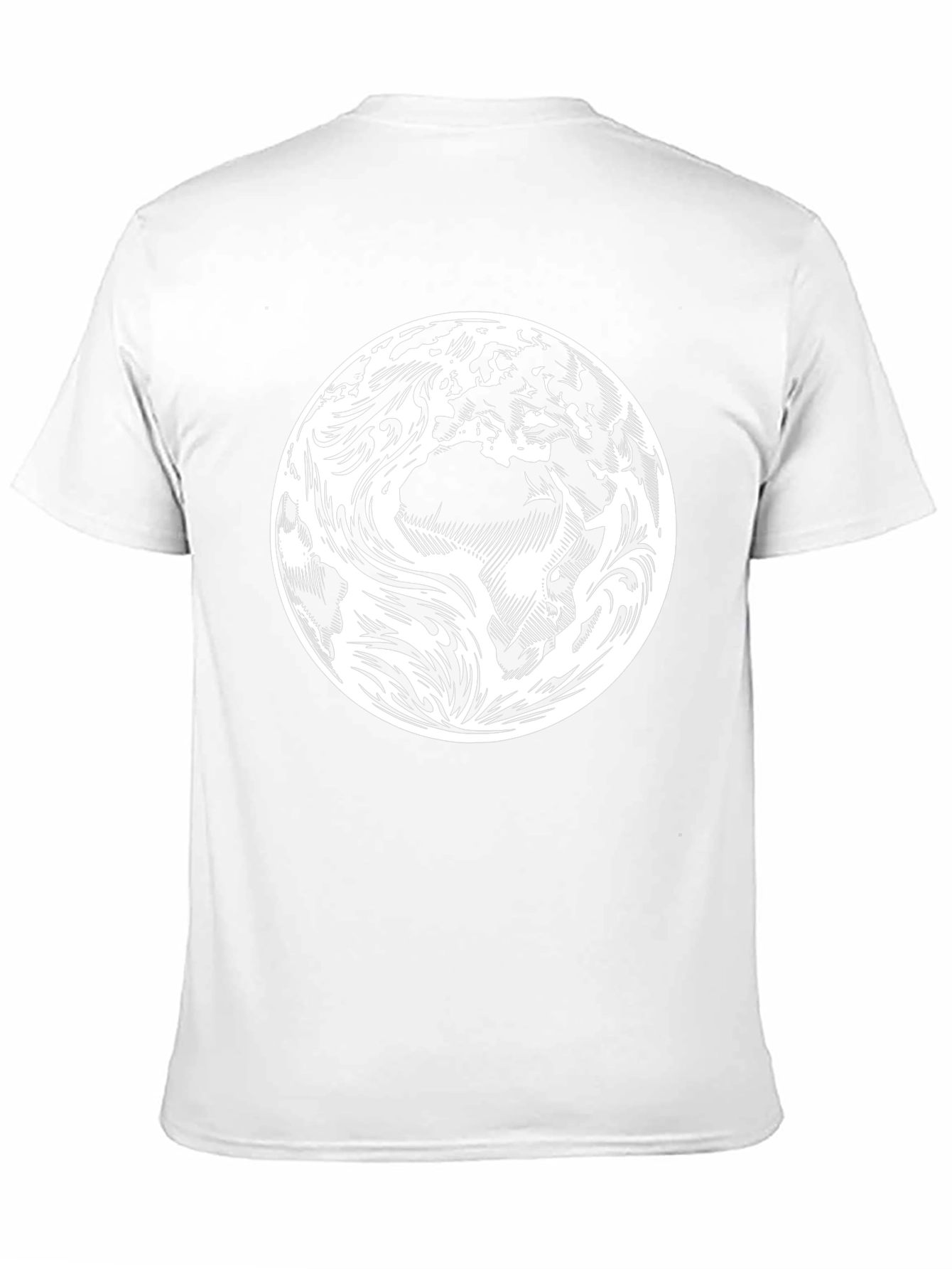 Earth Graphic Black T-Shirt