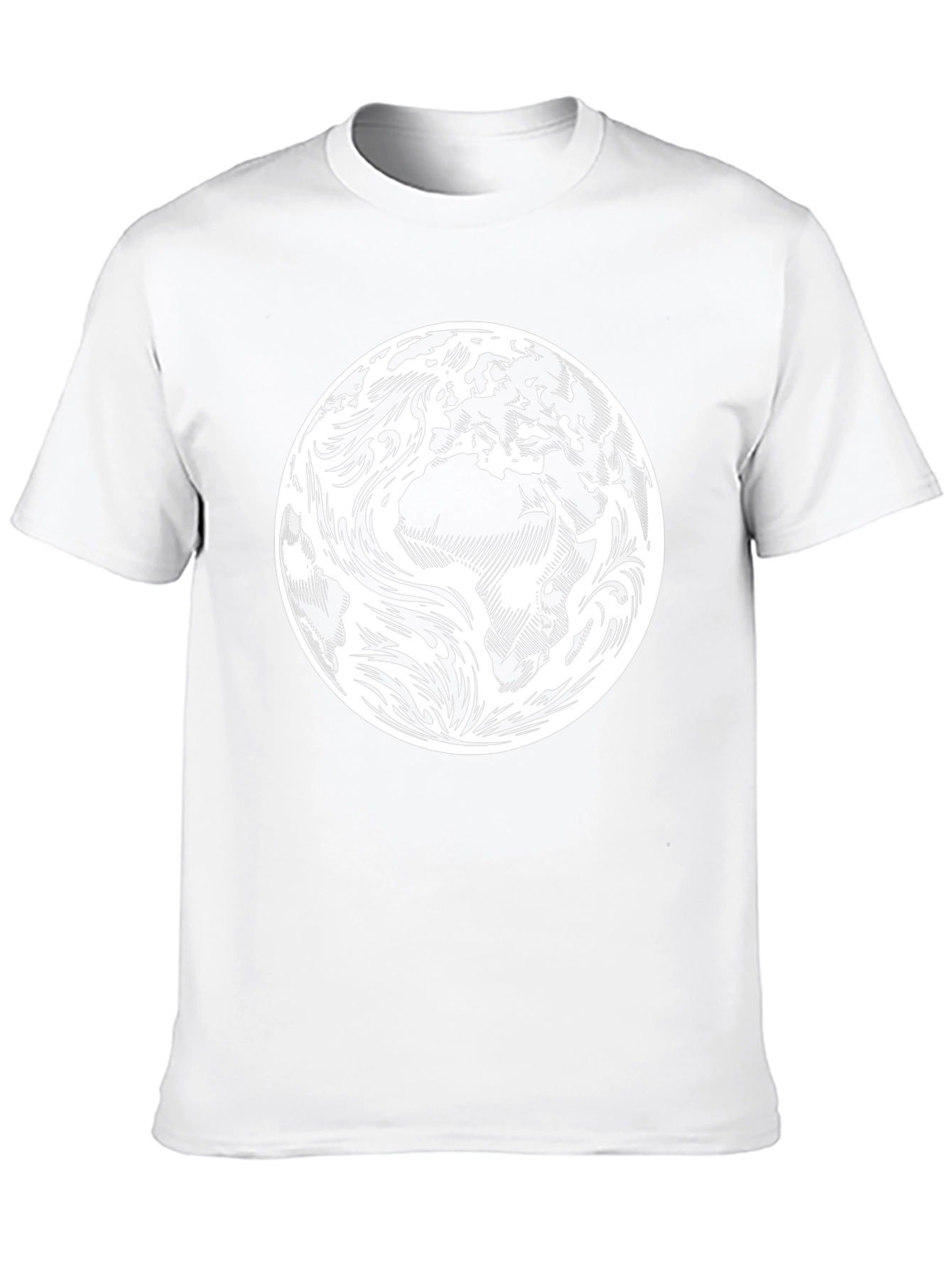 Earth Graphic Black T-Shirt