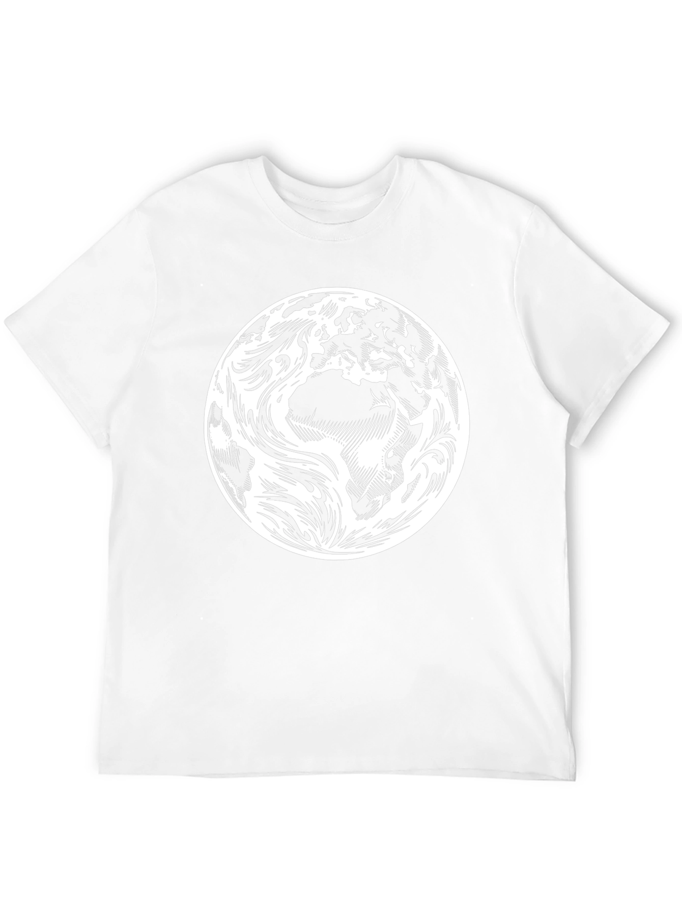 Earth Graphic Black T-Shirt