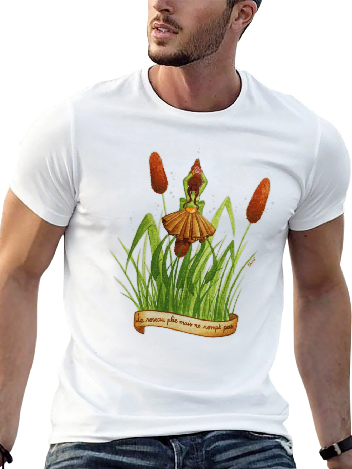 Natures Wisdom Black T-Shirt