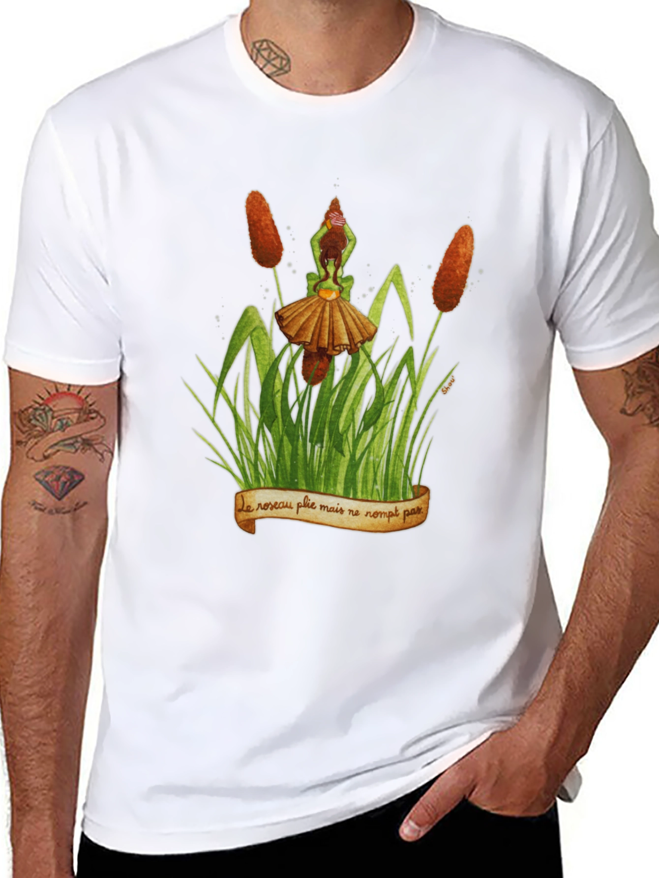 Natures Wisdom Black T-Shirt