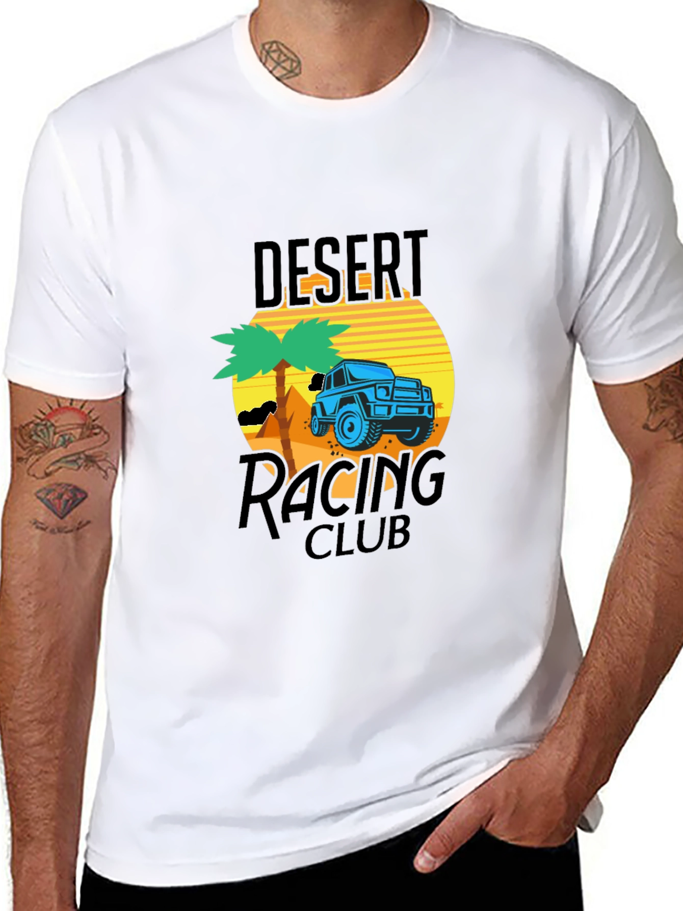 Desert Racing Club Graphic T-Shirt - Black