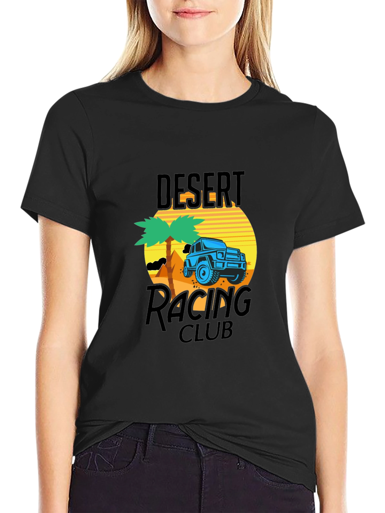Desert Racing Club Graphic T-Shirt - Black
