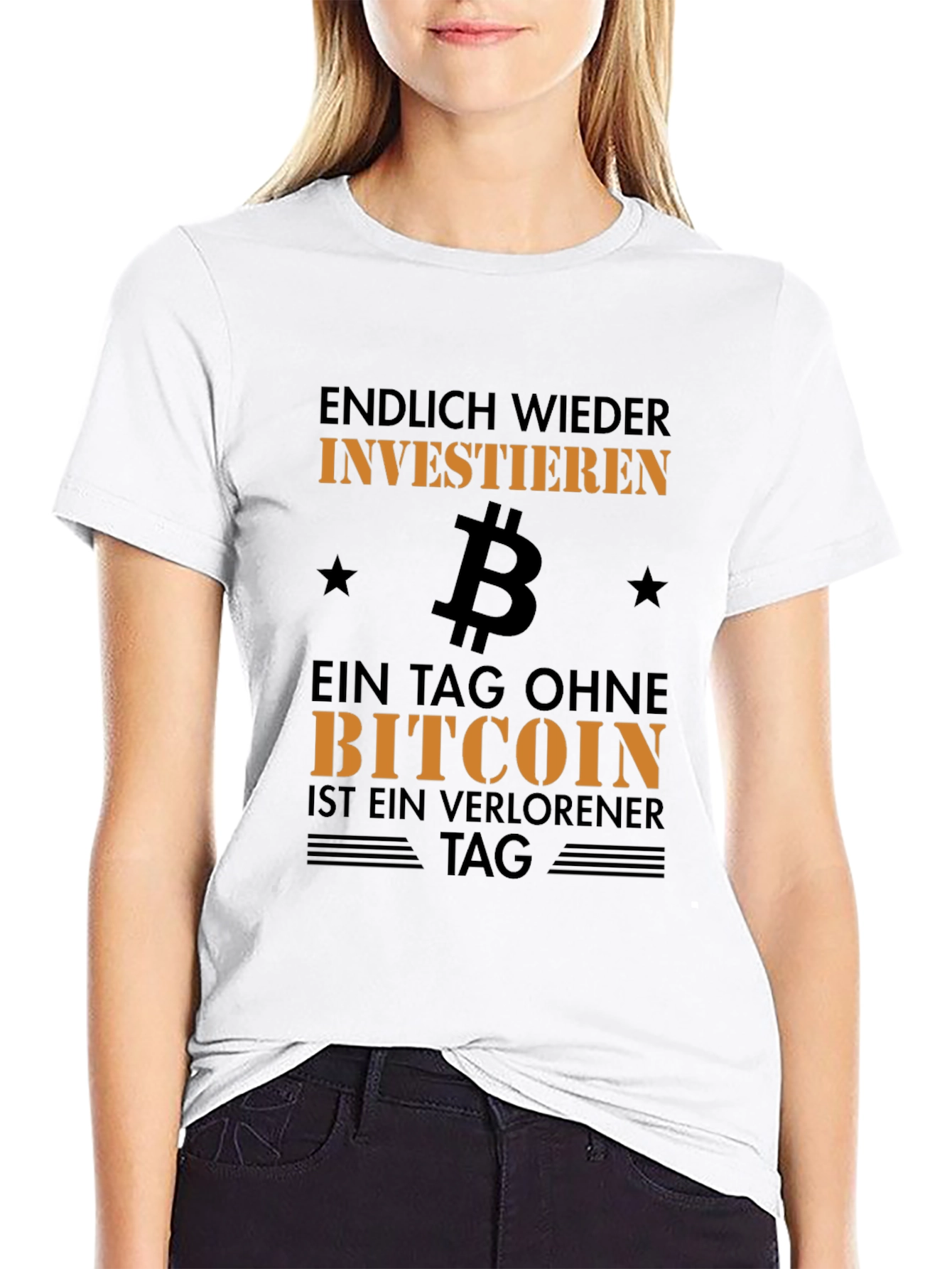 Bitcoin Investor T-Shirt - A Day Without Bitcoin...