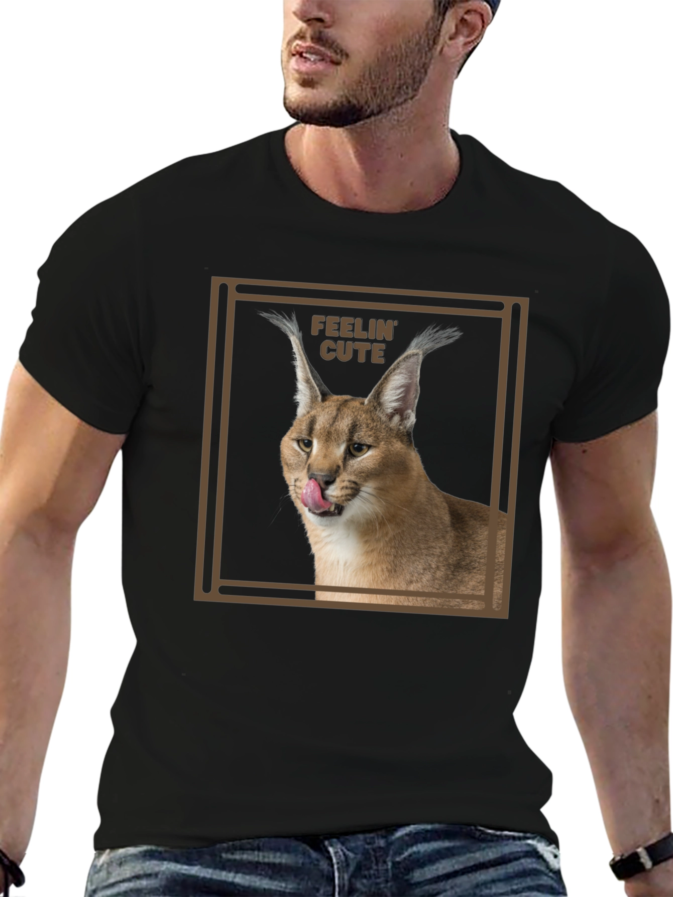 Feelin Cute Caracal T-Shirt
