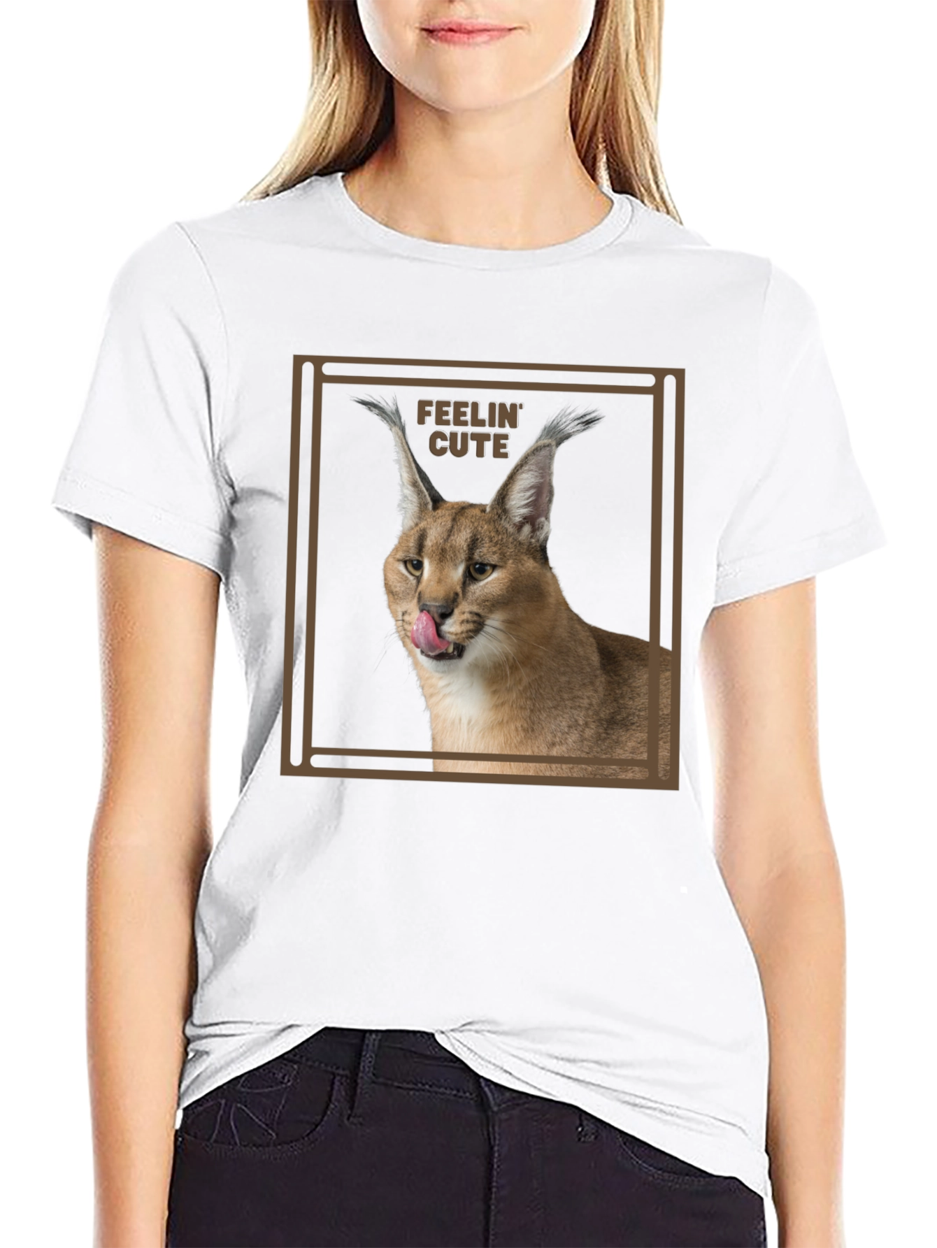 Feelin Cute Caracal T-Shirt