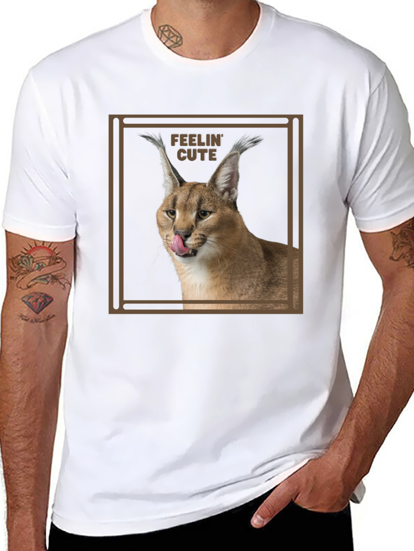Feelin Cute Caracal T-Shirt