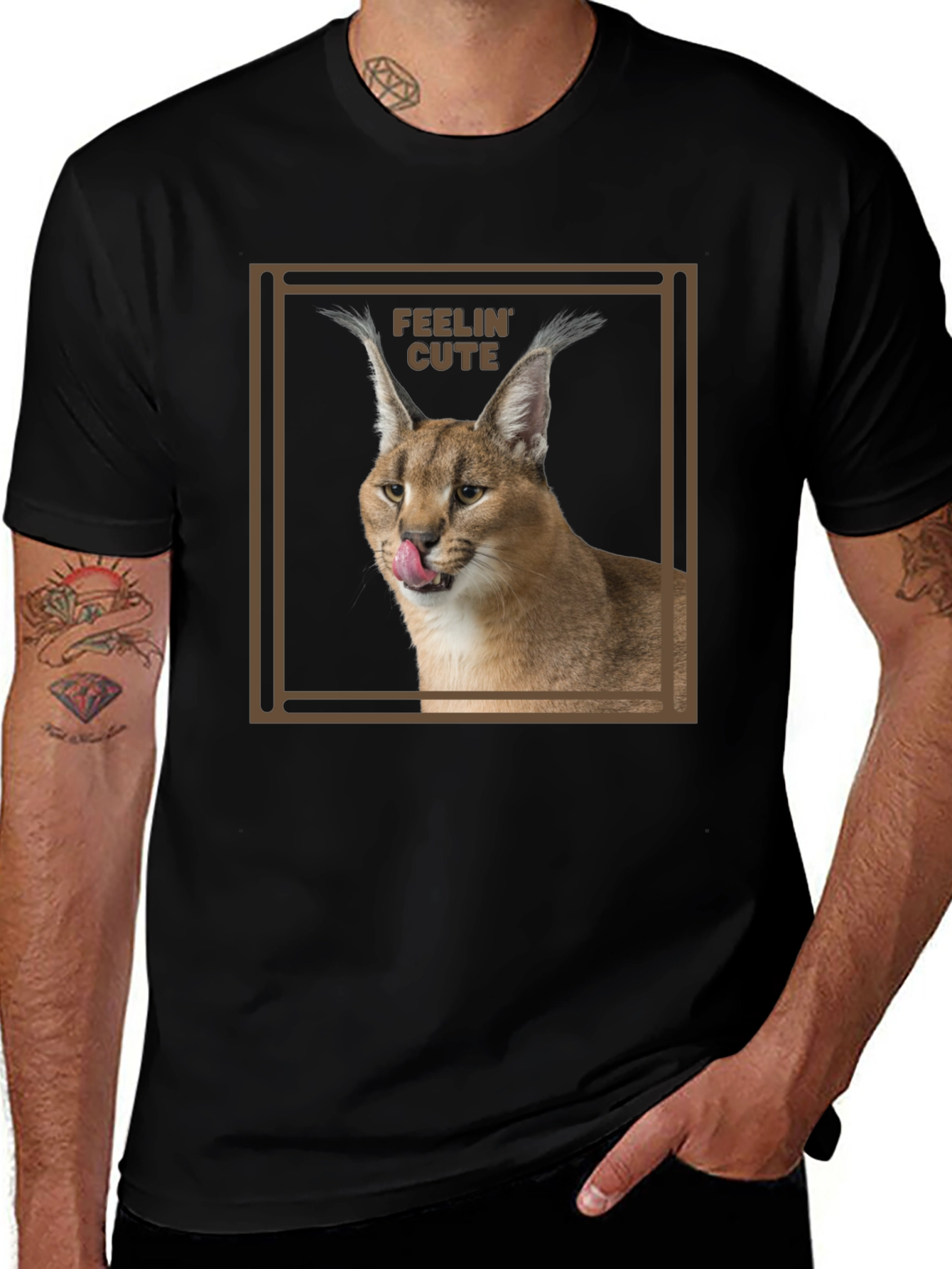Feelin Cute Caracal T-Shirt