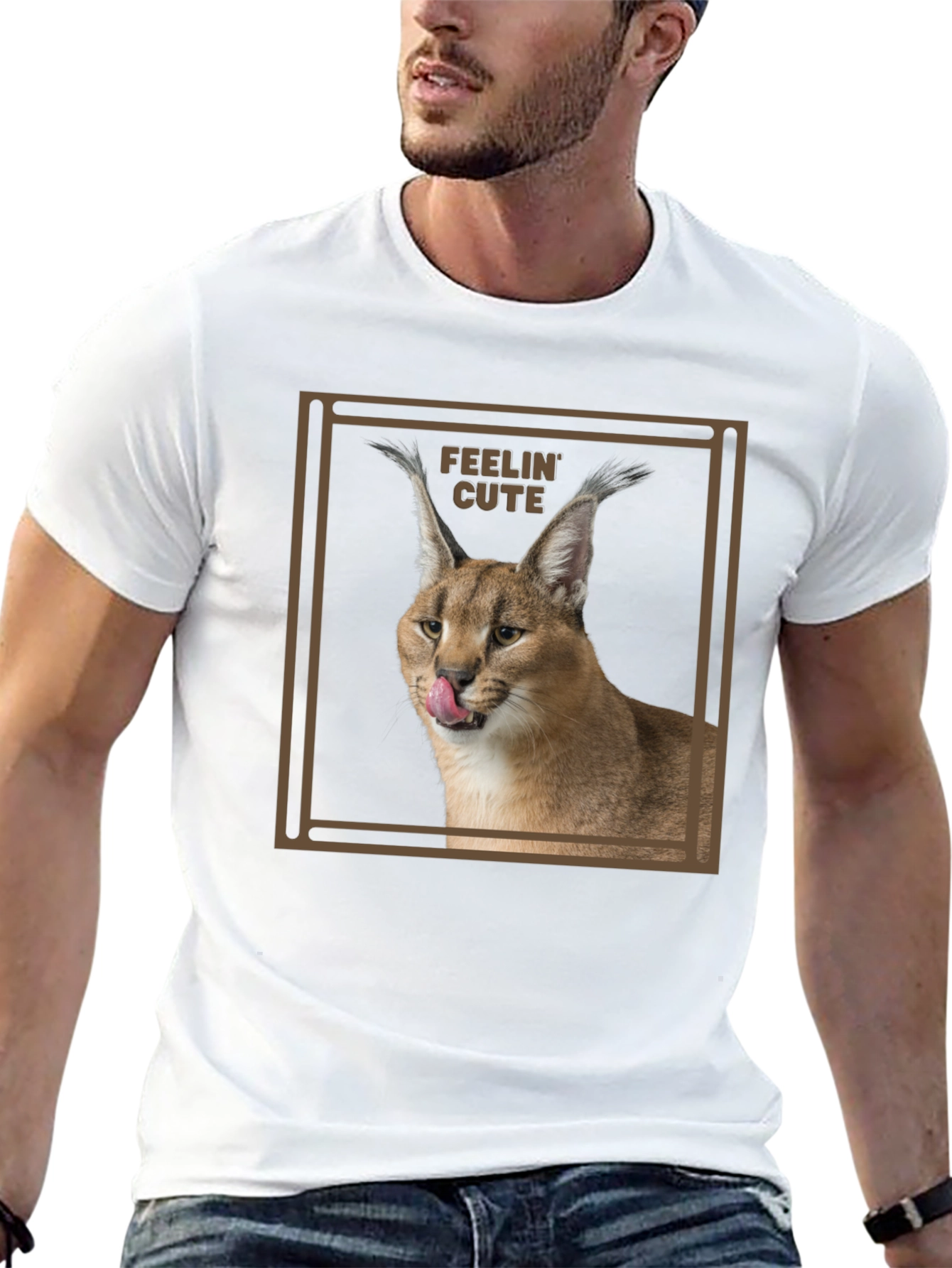 Feelin Cute Caracal T-Shirt
