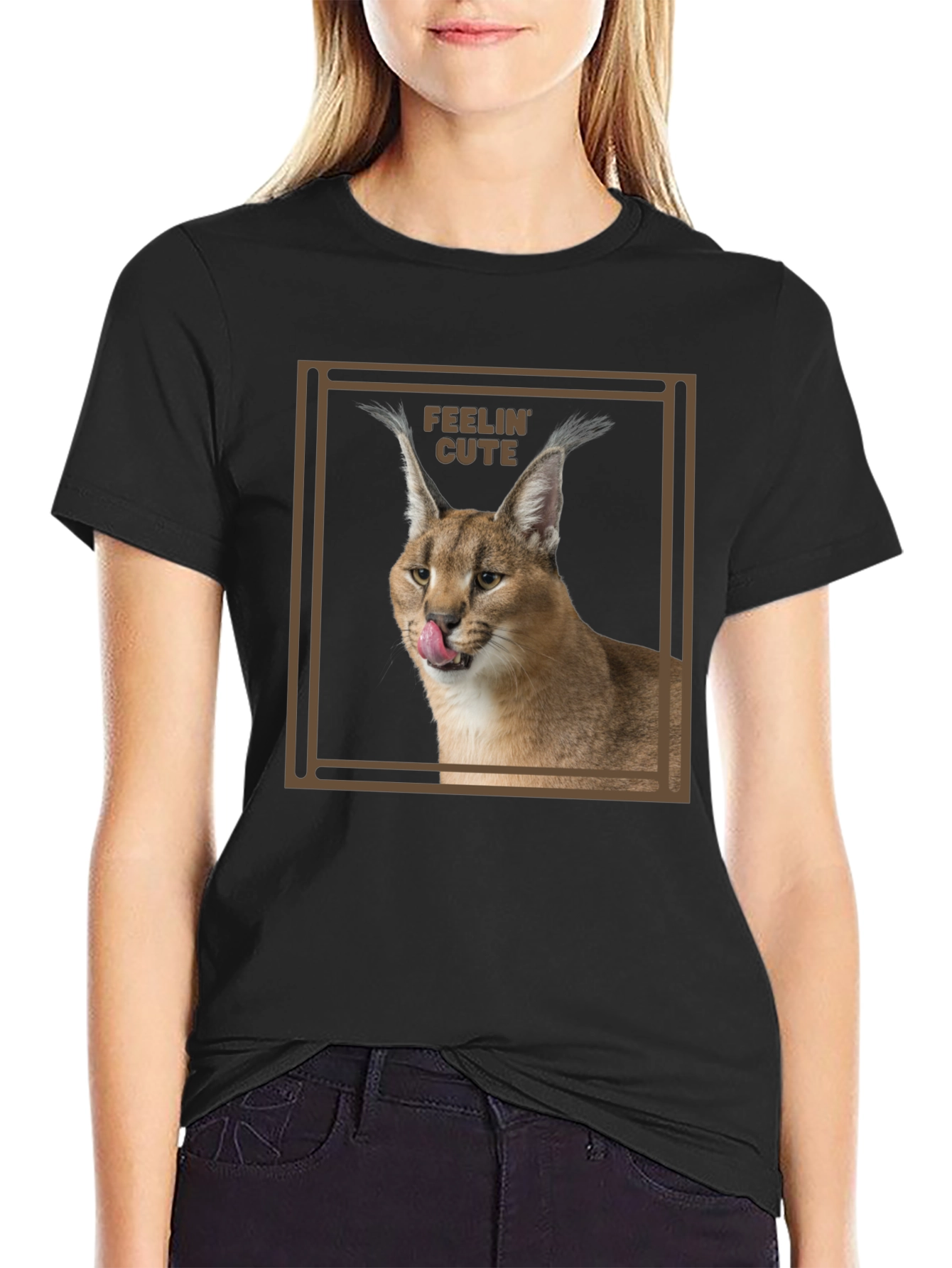 Feelin Cute Caracal T-Shirt