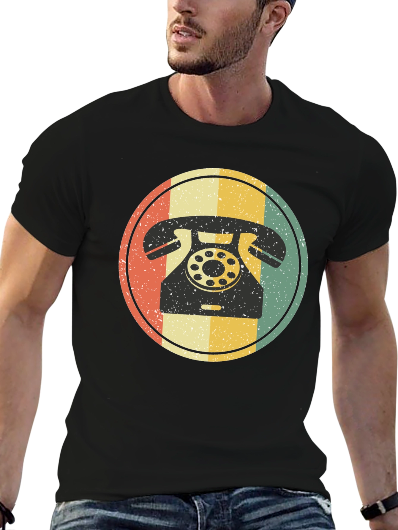 Retro Rotary Phone Graphic Tee