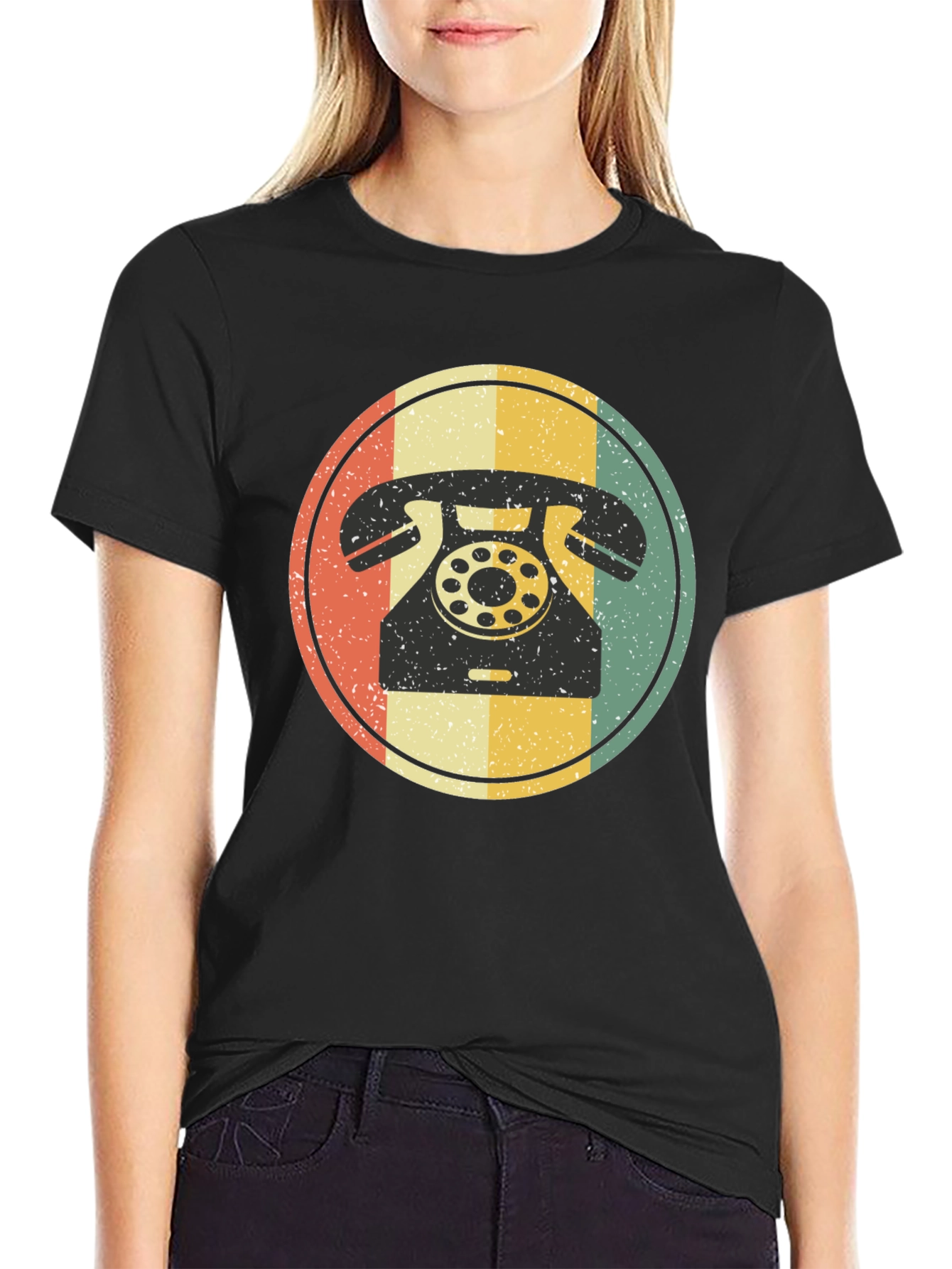 Retro Rotary Phone Graphic Tee