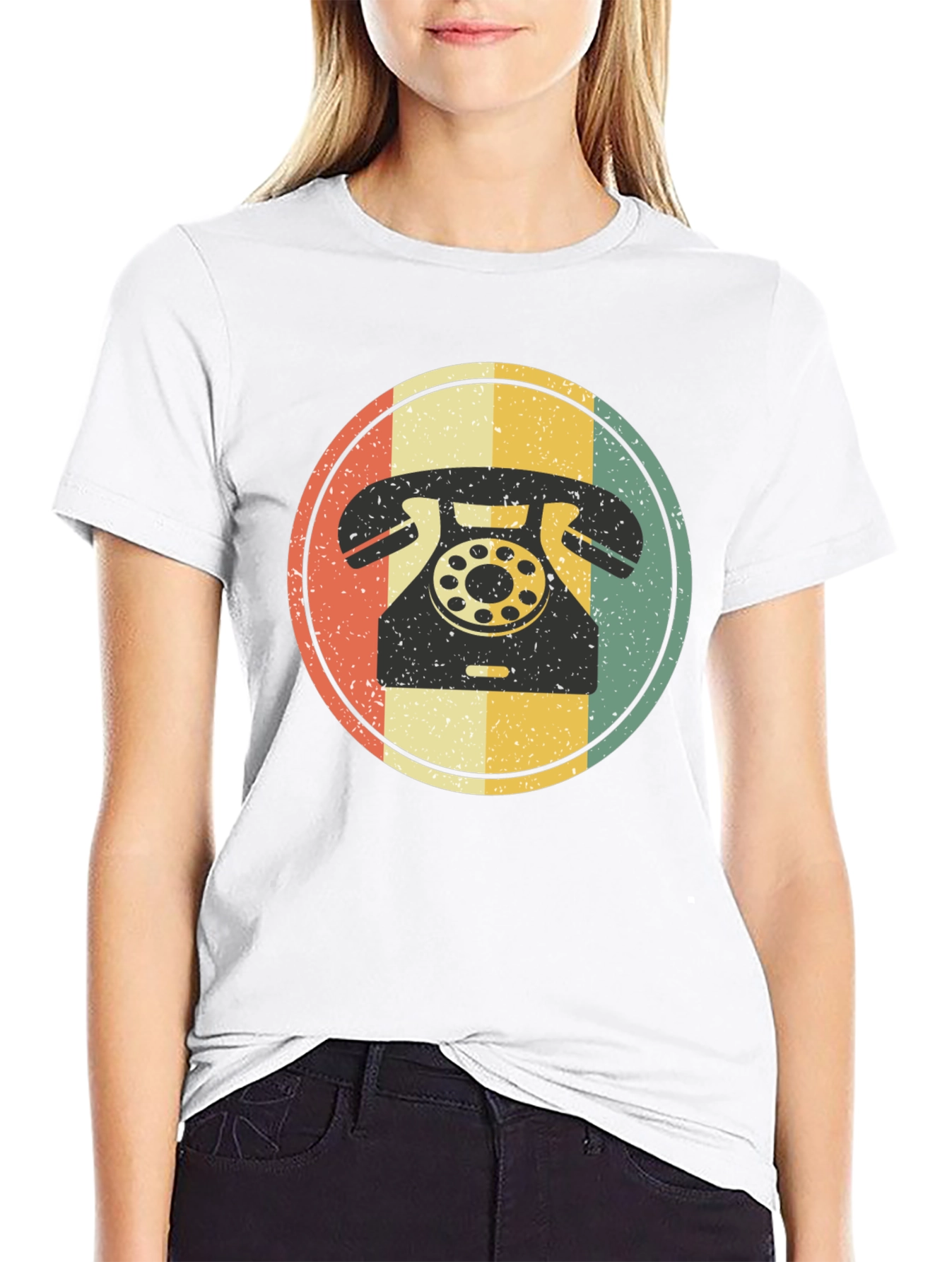 Retro Rotary Phone Graphic Tee