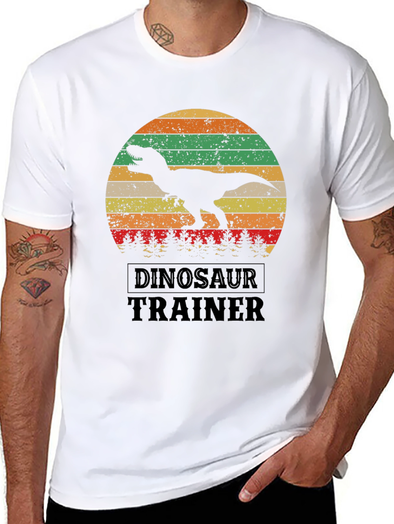 Dinosaur Trainer Retro Style Graphic Tee