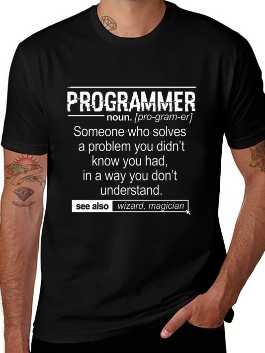 Programmer Definition Graphic T-Shirt