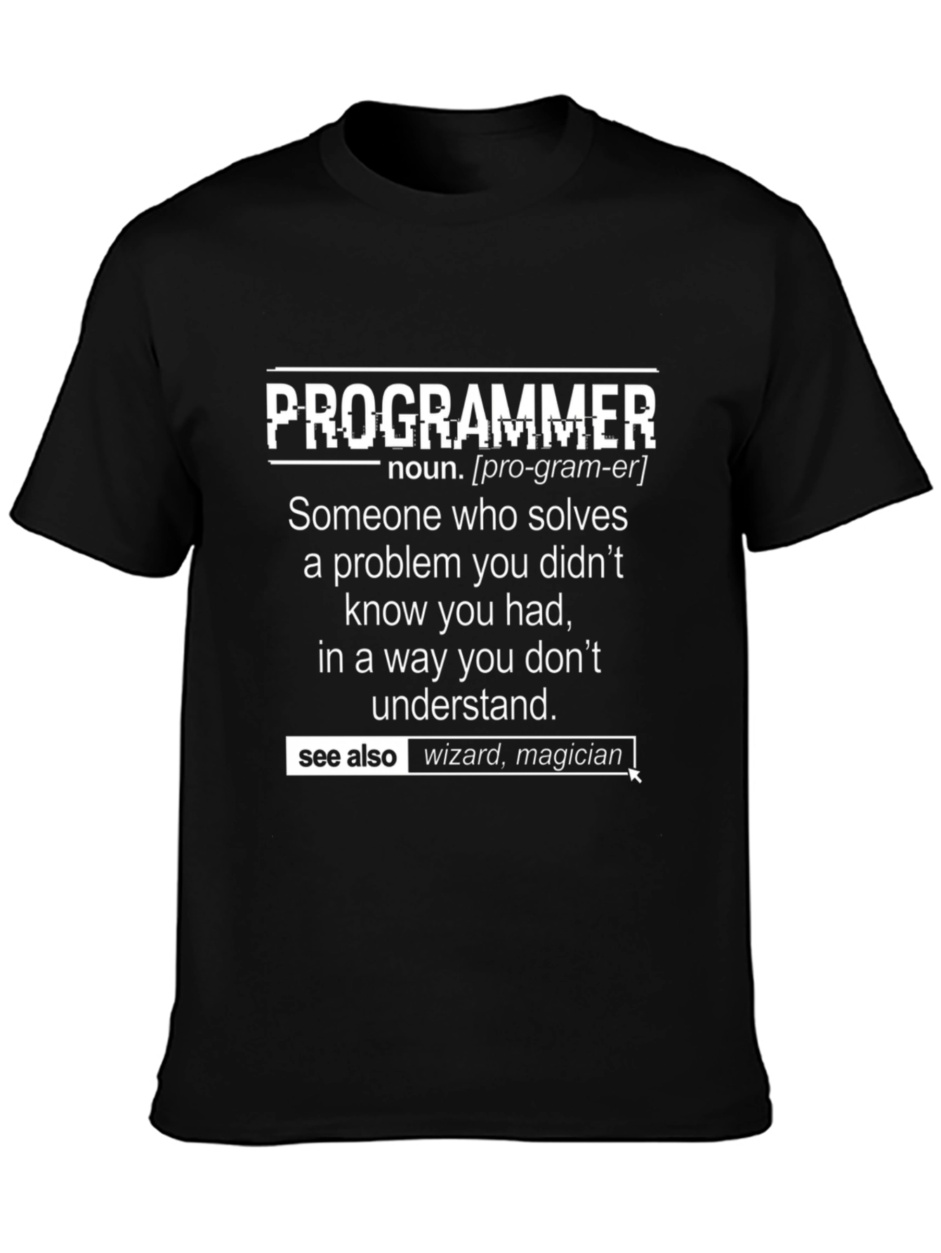 Programmer Definition Graphic T-Shirt