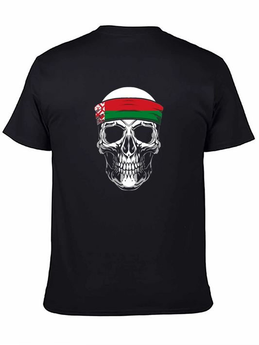 Skull Bandana Tee - Edgy Fashion Statement