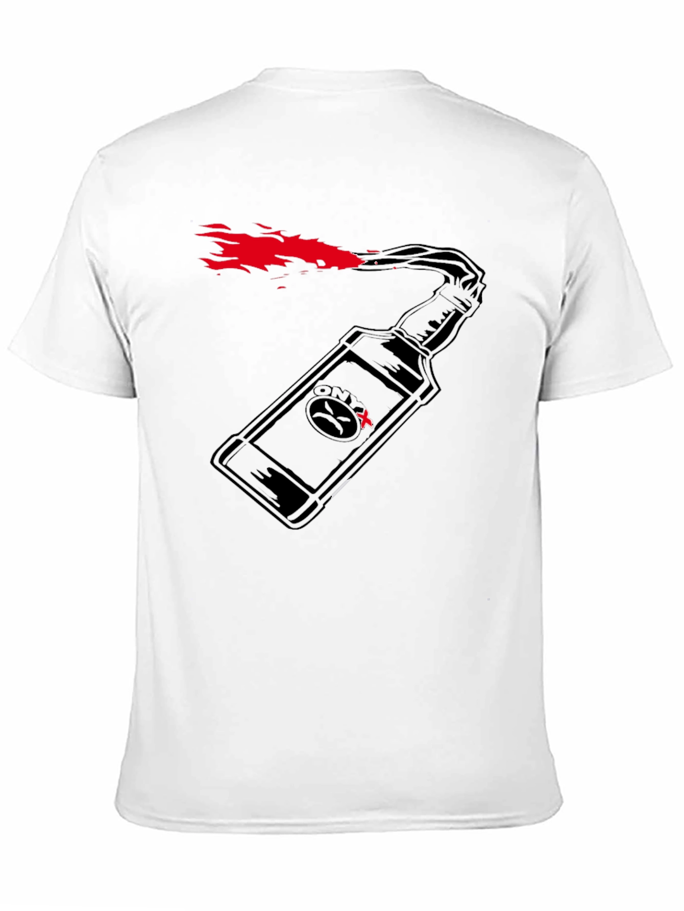 Molotov Cocktail Graphic T-Shirt - Black