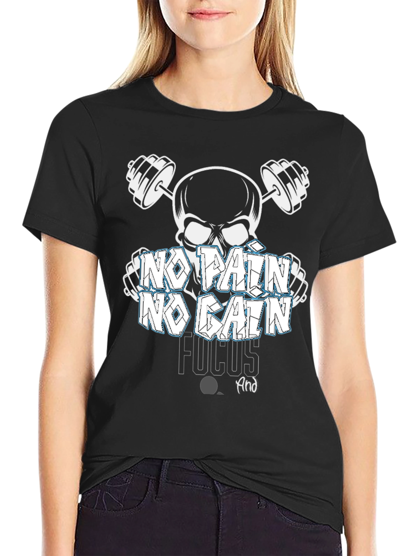 No Pain No Gain Black T-Shirt