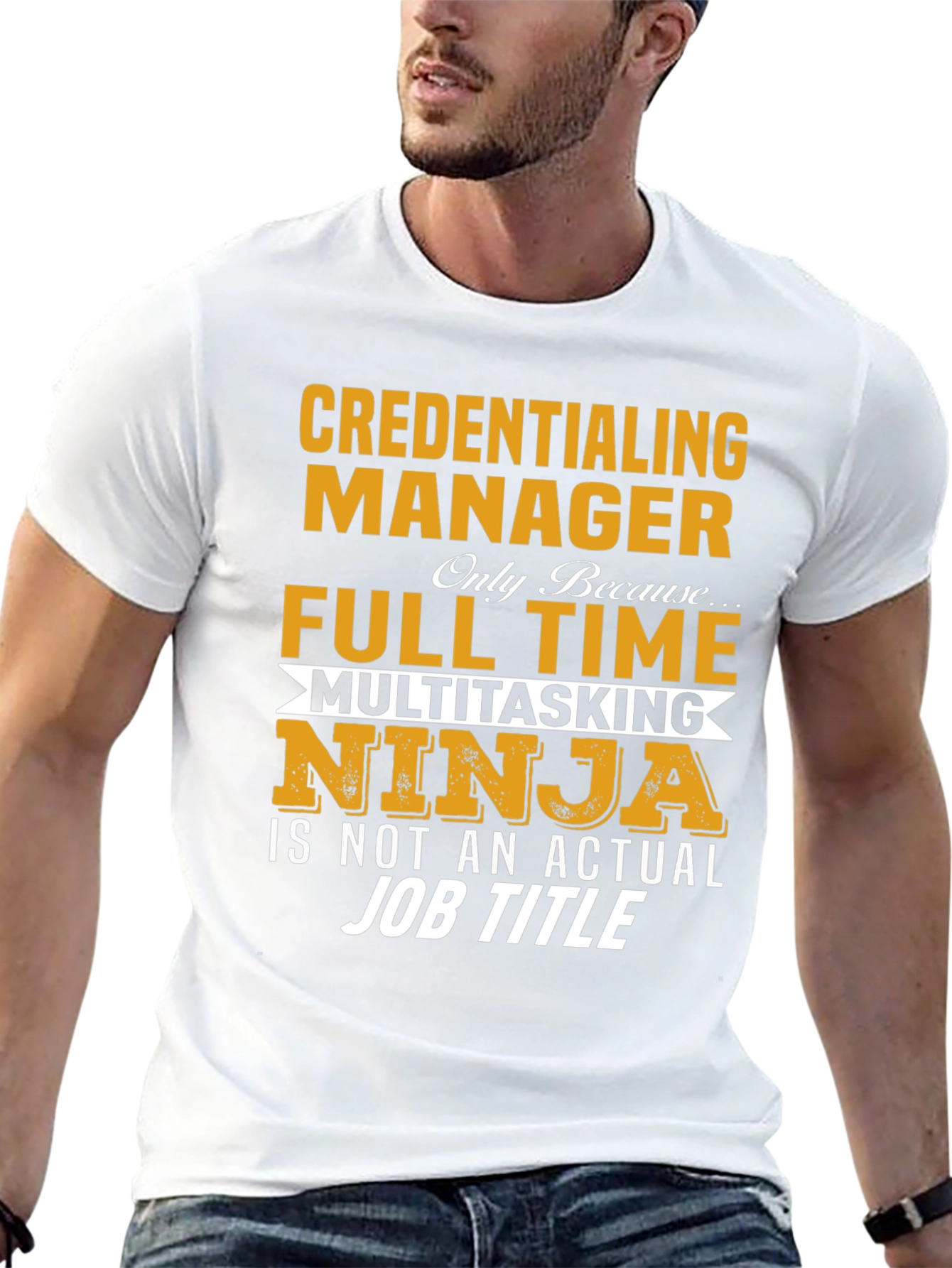 Credentialing Manager Ninja Job T-Shirt