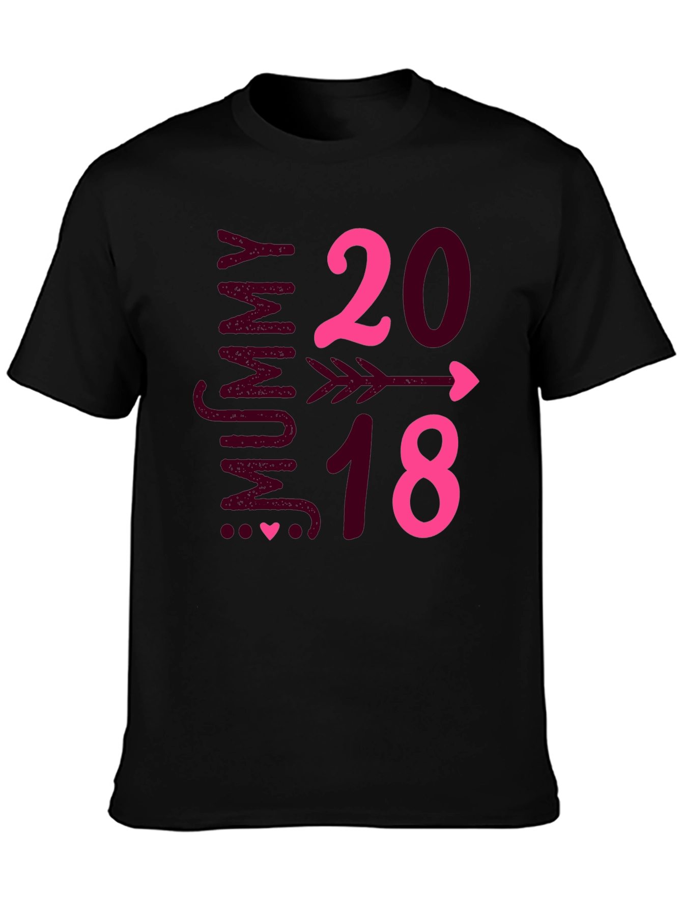 Mummy to Be 2018 Arrow Heart T-Shirt