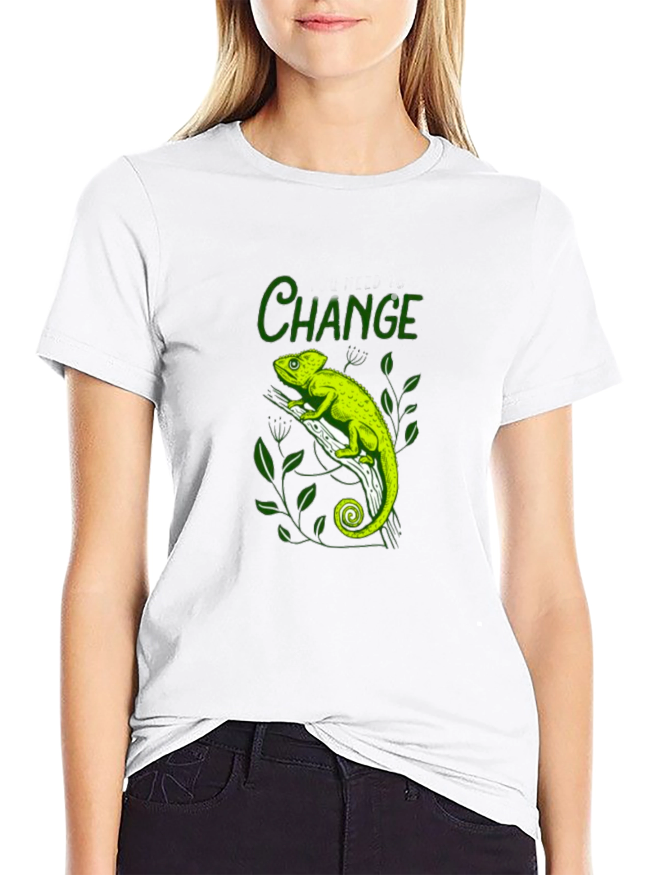 Change Chameleon Graphic Tee - Black T-Shirt