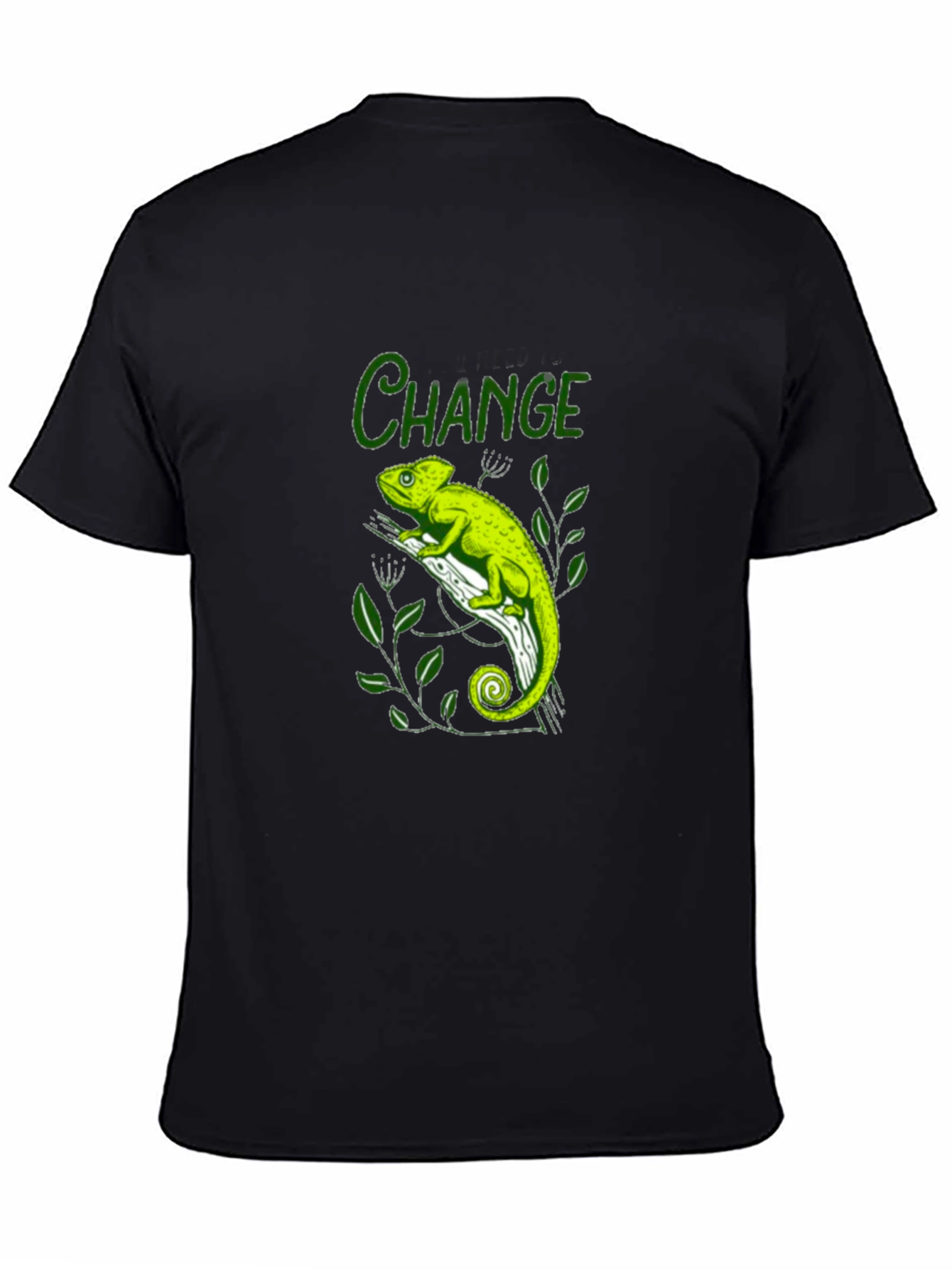Change Chameleon Graphic Tee - Black T-Shirt