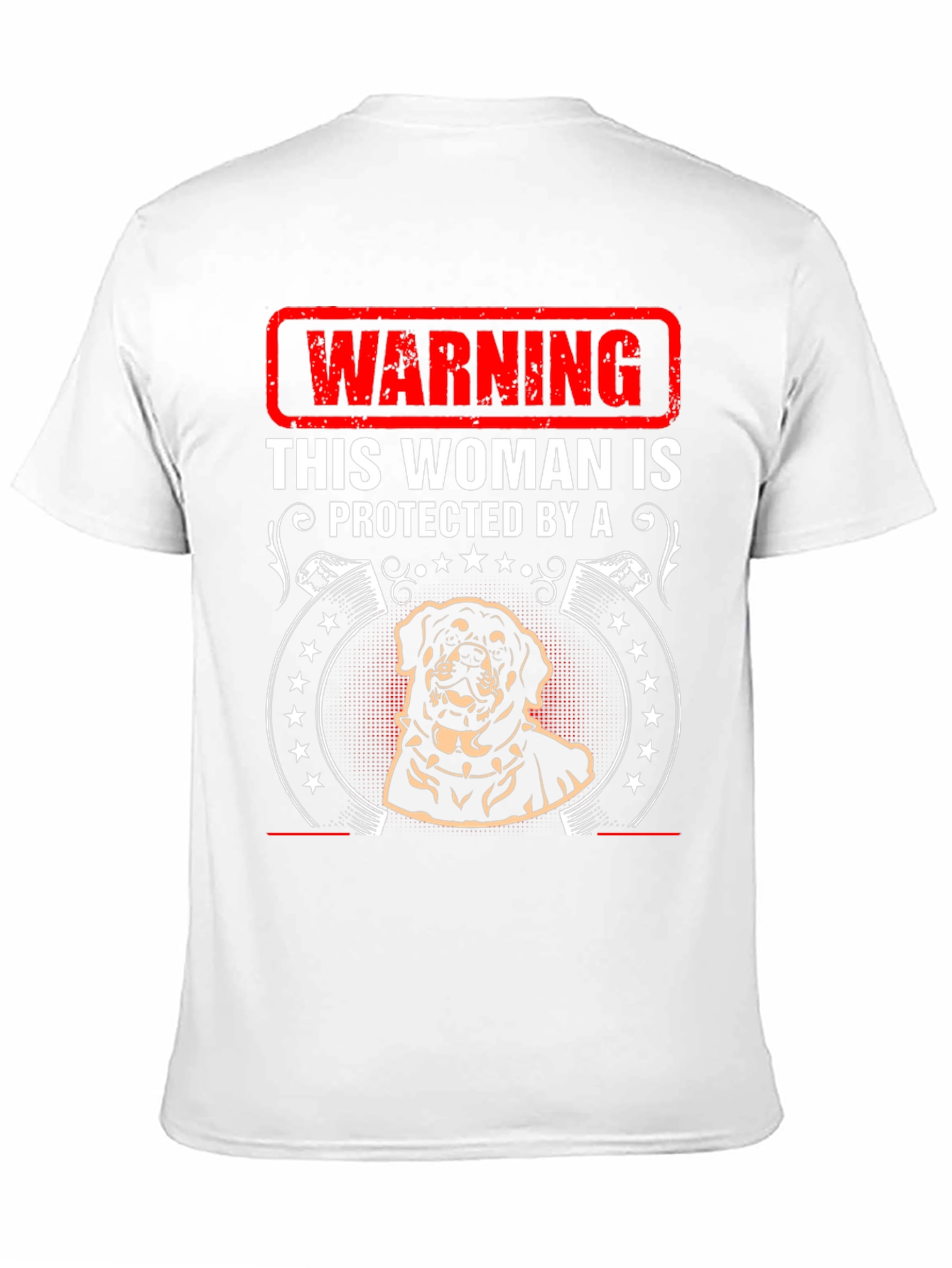 Warning Protected By Rottweiler T-Shirt