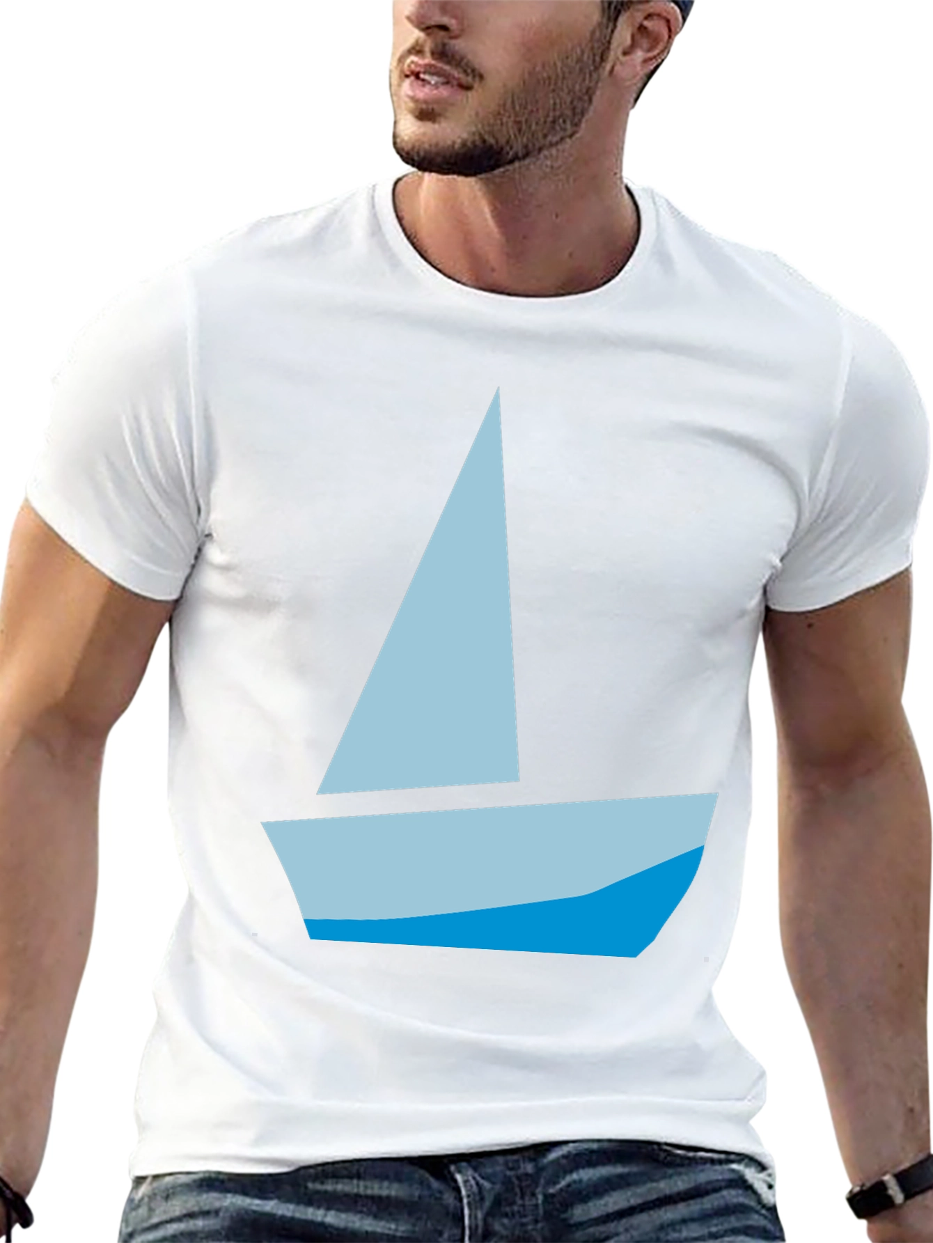 Sailboat Graphic Tee - Casual Comfort