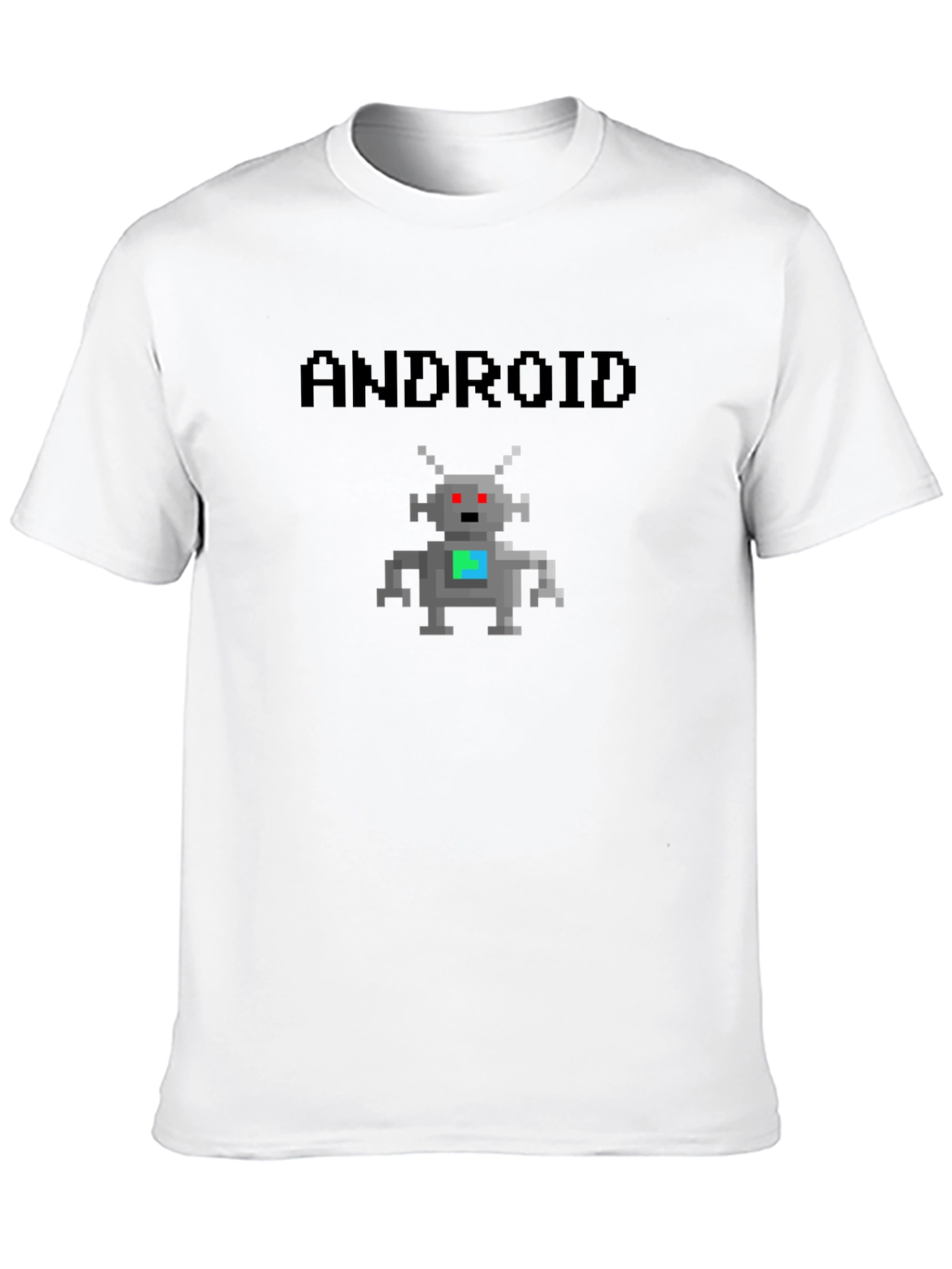 Pixel Android Robot T-Shirt - Geeky Tee