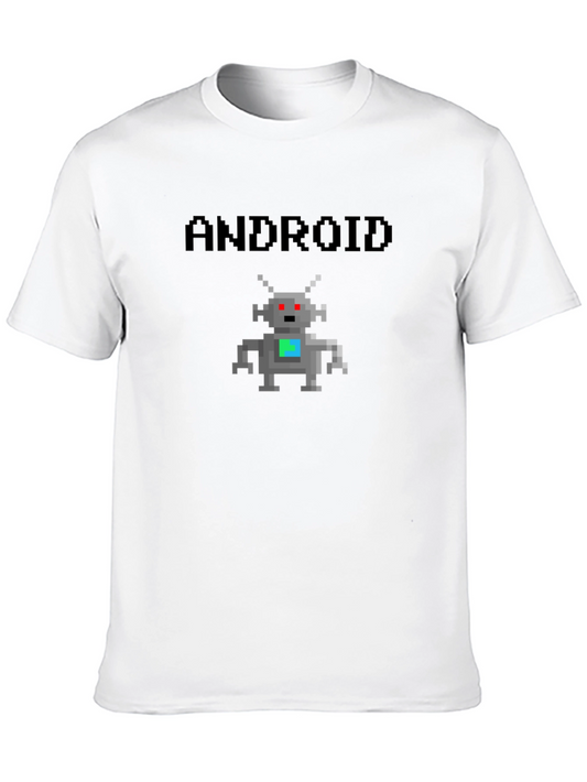 Pixel Android Robot T-Shirt - Geeky Tee