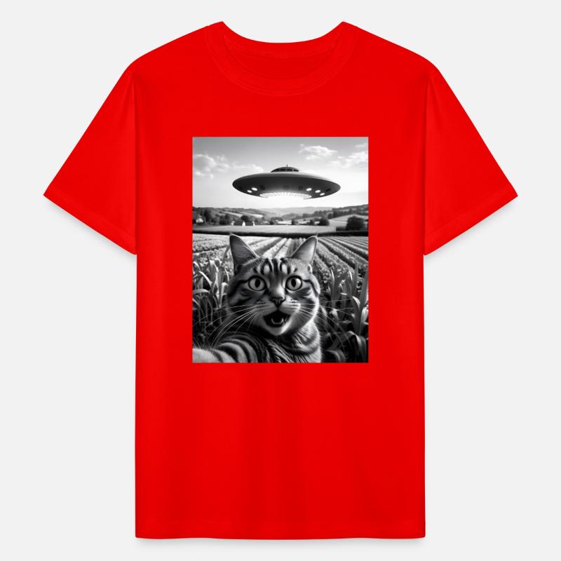 Ufo cat : Cat's Out-of-This-World Selfie