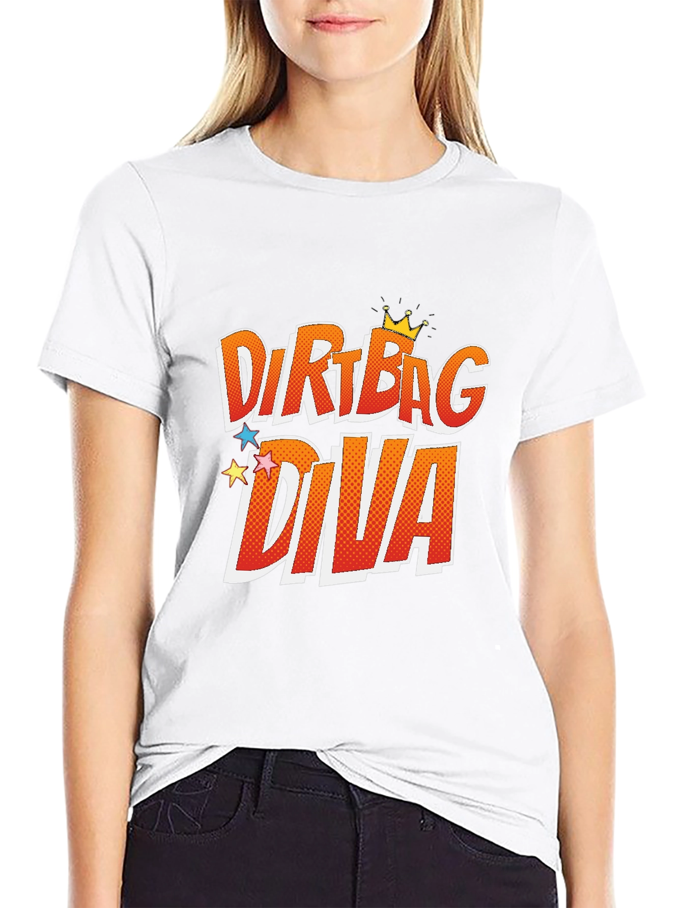 Dirtbag Diva Graphic T-Shirt - Trendy & Comfy