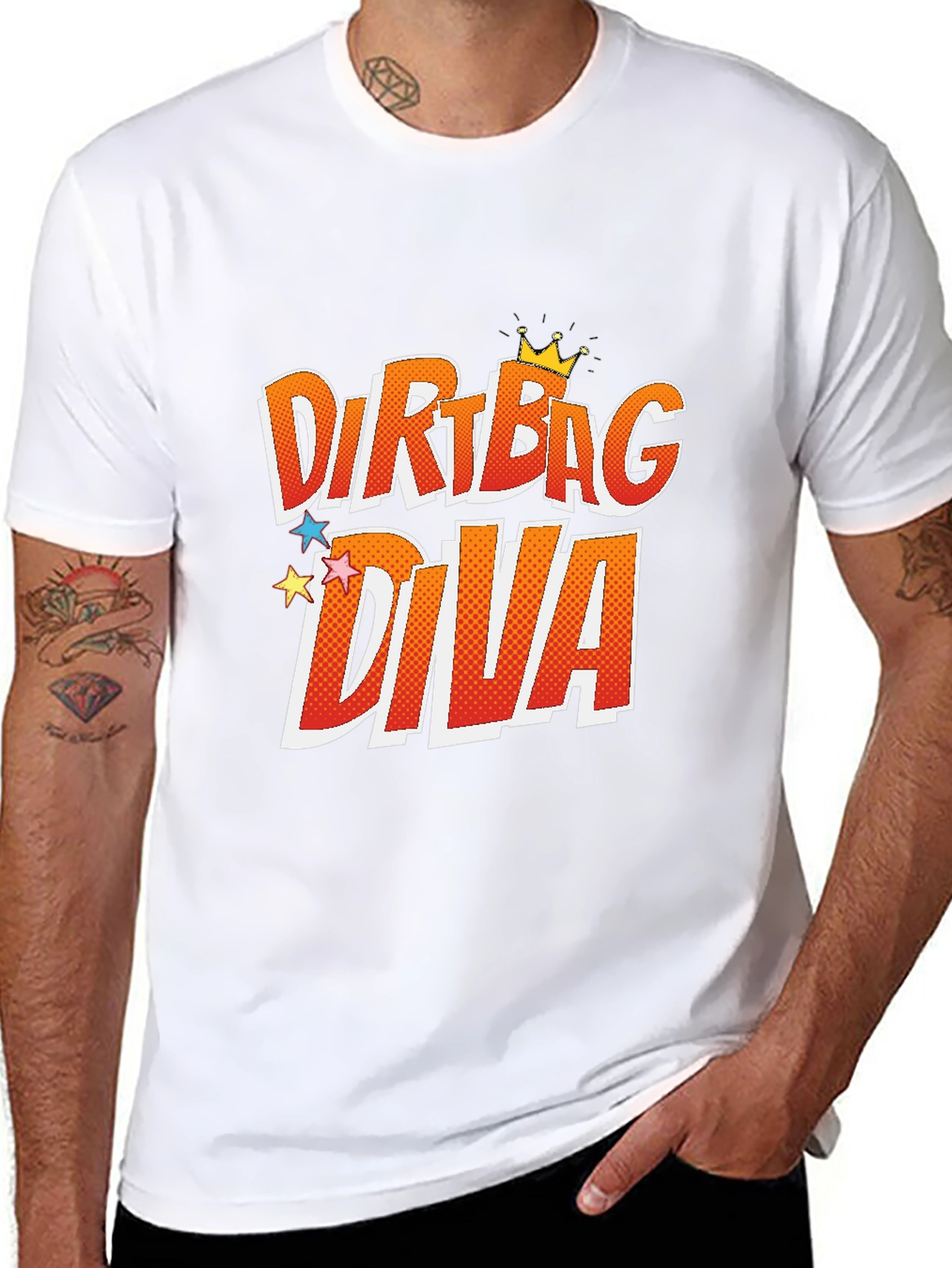 Dirtbag Diva Graphic T-Shirt - Trendy & Comfy