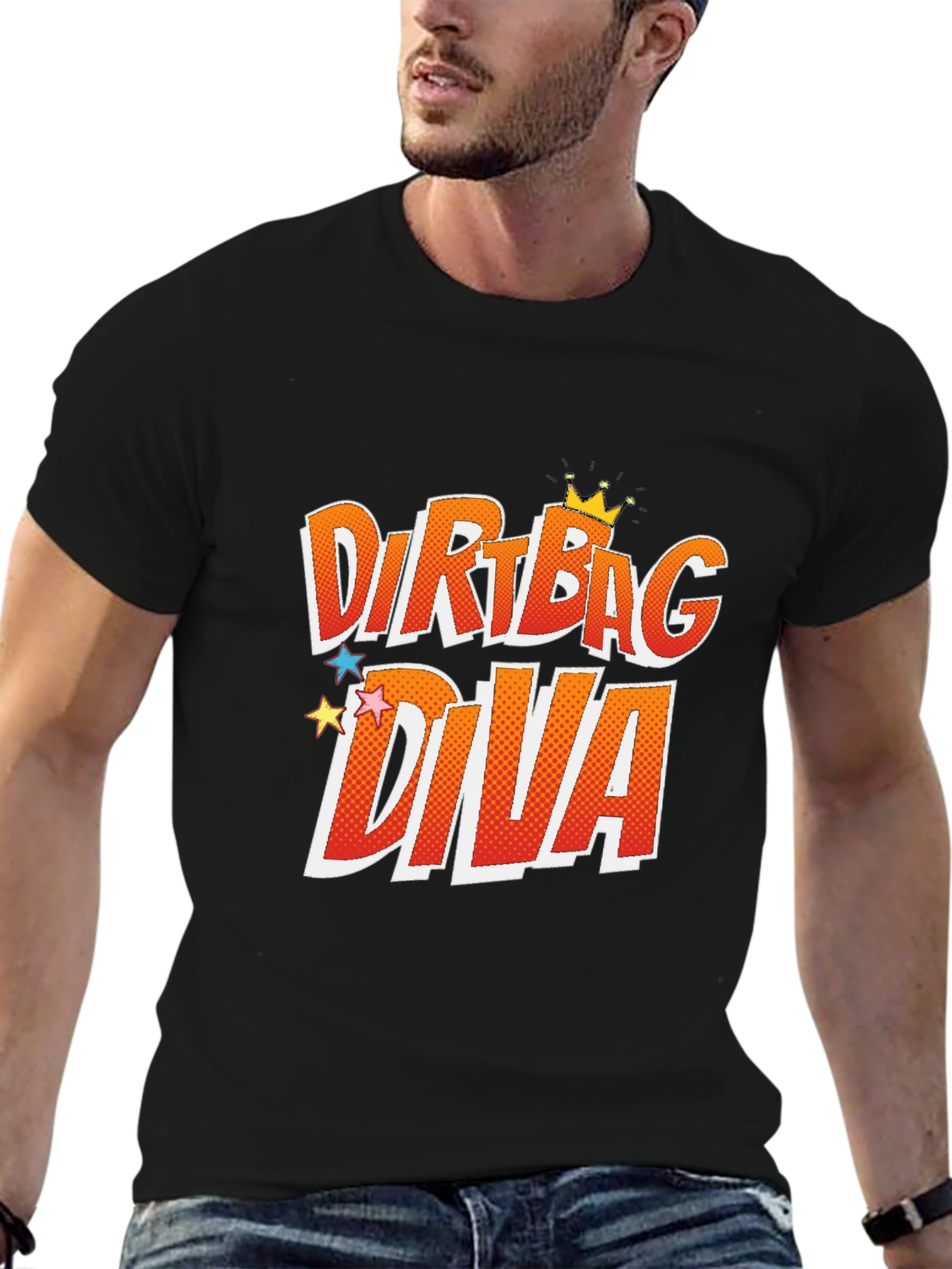 Dirtbag Diva Graphic T-Shirt - Trendy & Comfy