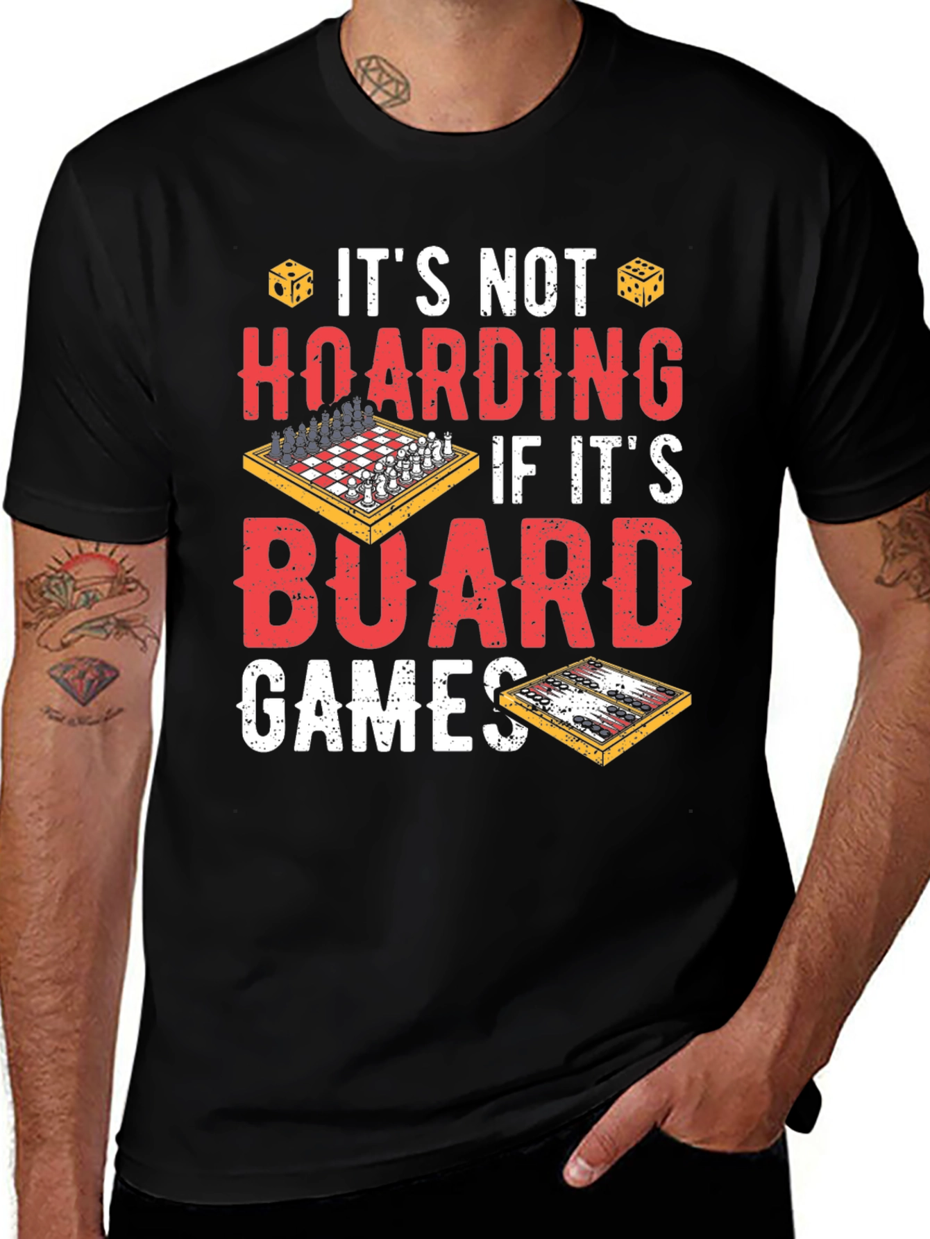Board Game Lover T-Shirt - Funny Hoarding Tee