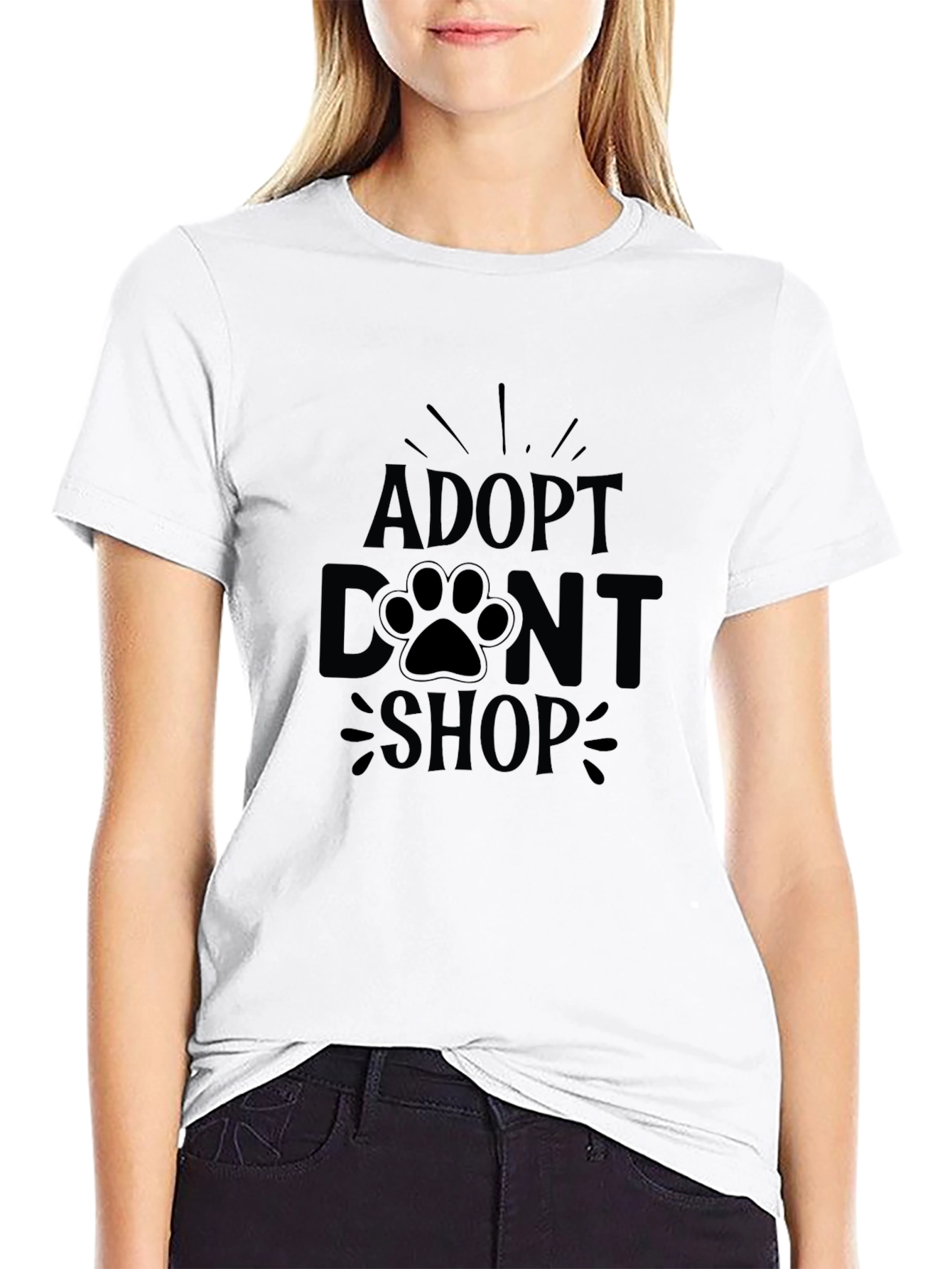Adopt Dont Shop Graphic Tee