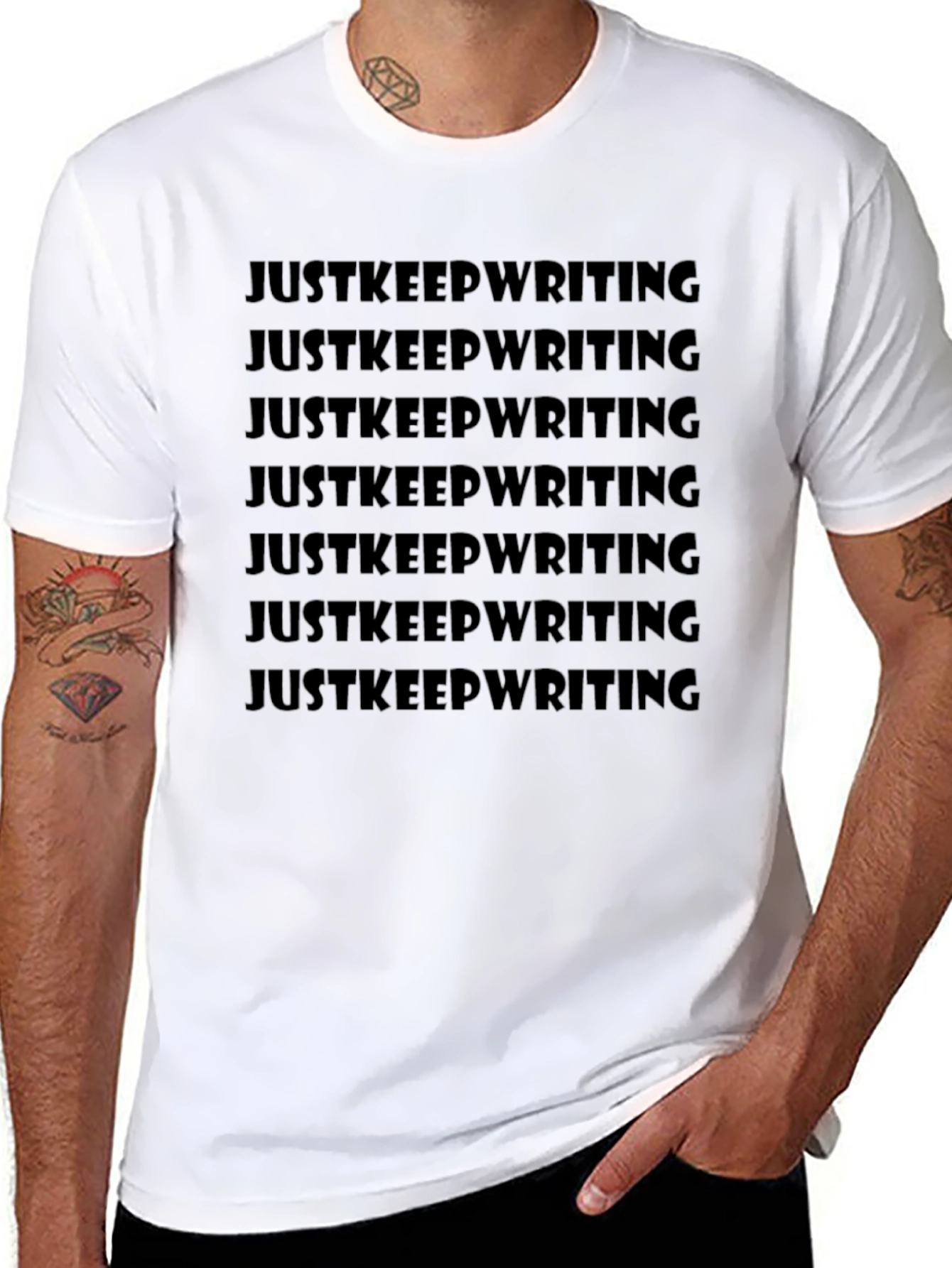 Just Keep Writing T-Shirt