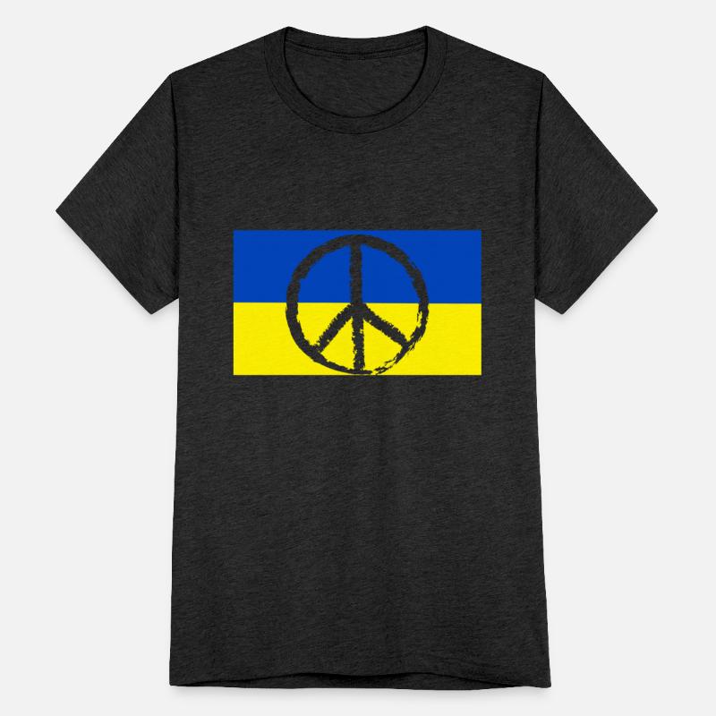 Ukraine Flag Peace Sign