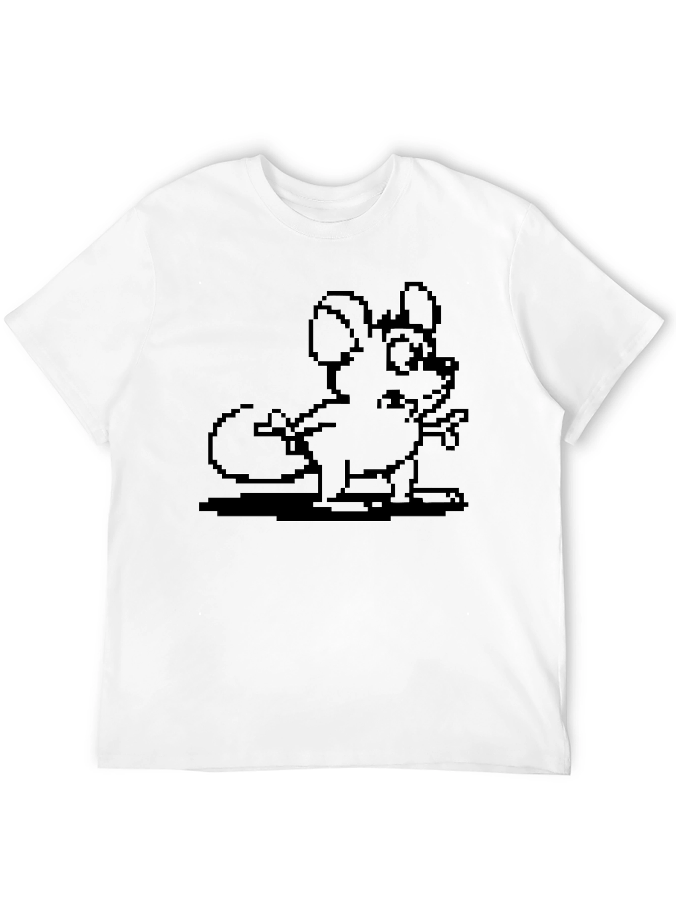 Pixel Mouse Graphic Tee - Classic Black