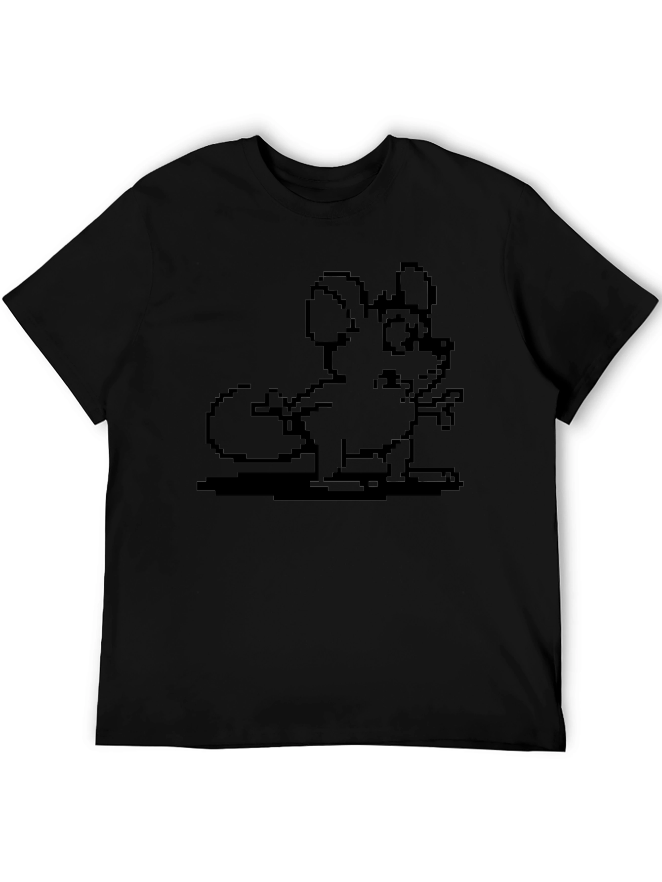 Pixel Mouse Graphic Tee - Classic Black