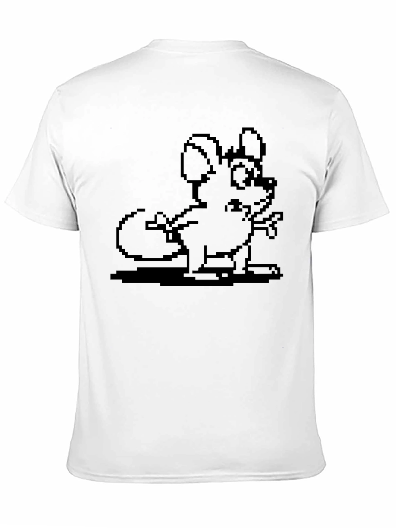 Pixel Mouse Graphic Tee - Classic Black