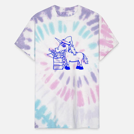 Unicorn Christmas Santa Claus Gifts Present Hat