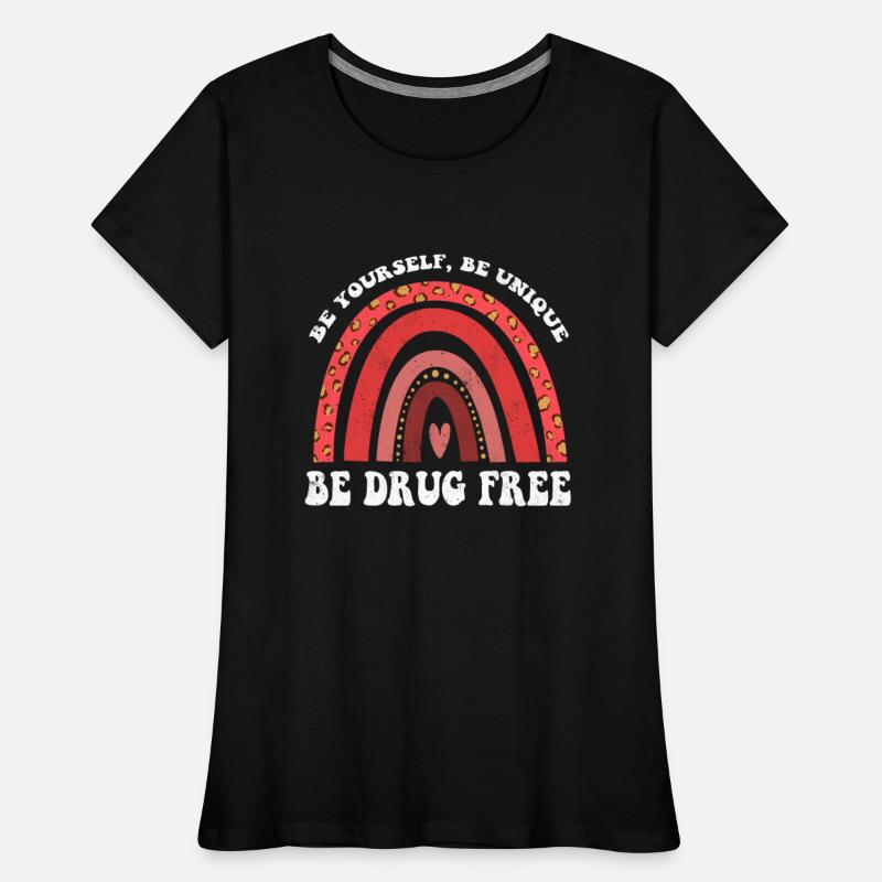 Unique Rainbow Ribbon Week Awareness Wear Red