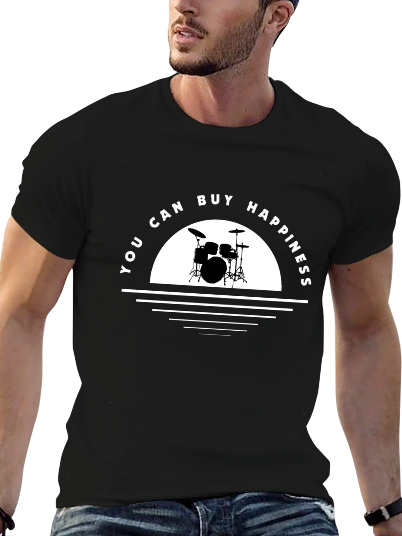 You Can Buy Happiness Drum T-Shirt