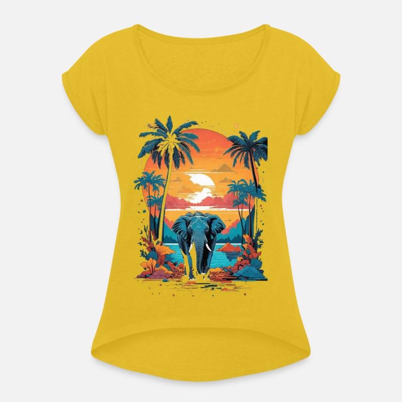 Urban Jungle Majesty: Colorful Elephant