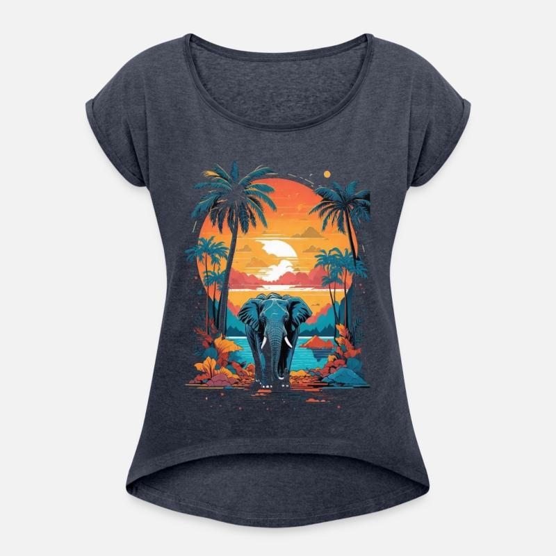 Urban Jungle Majesty: Colorful Elephant