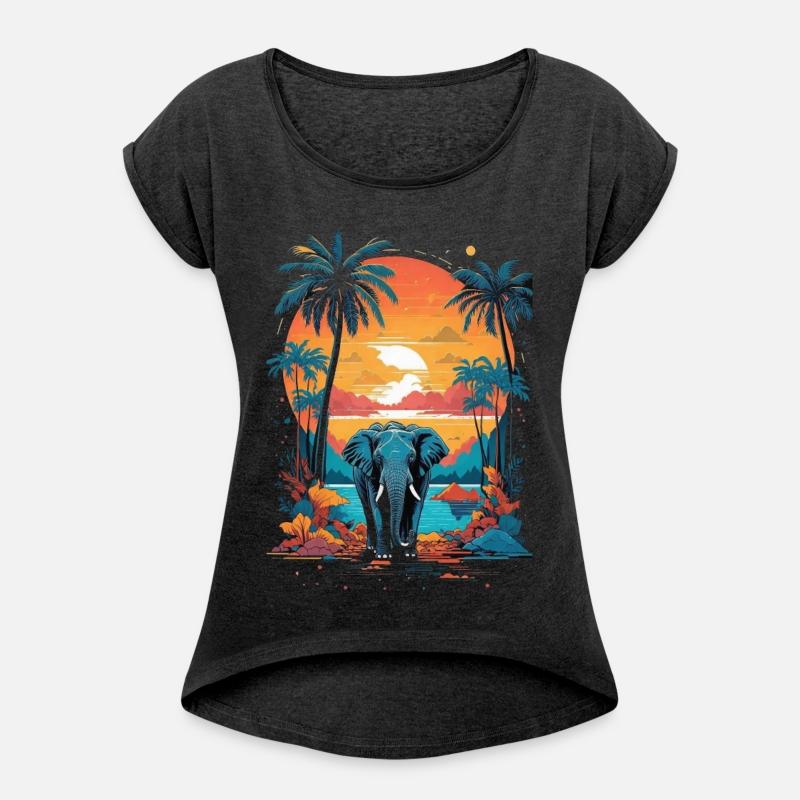 Urban Jungle Majesty: Colorful Elephant