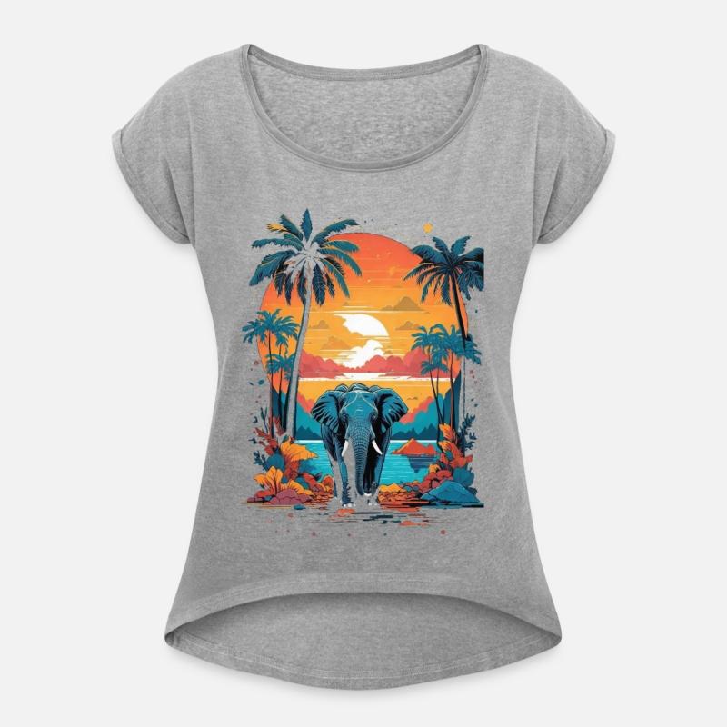 Urban Jungle Majesty: Colorful Elephant