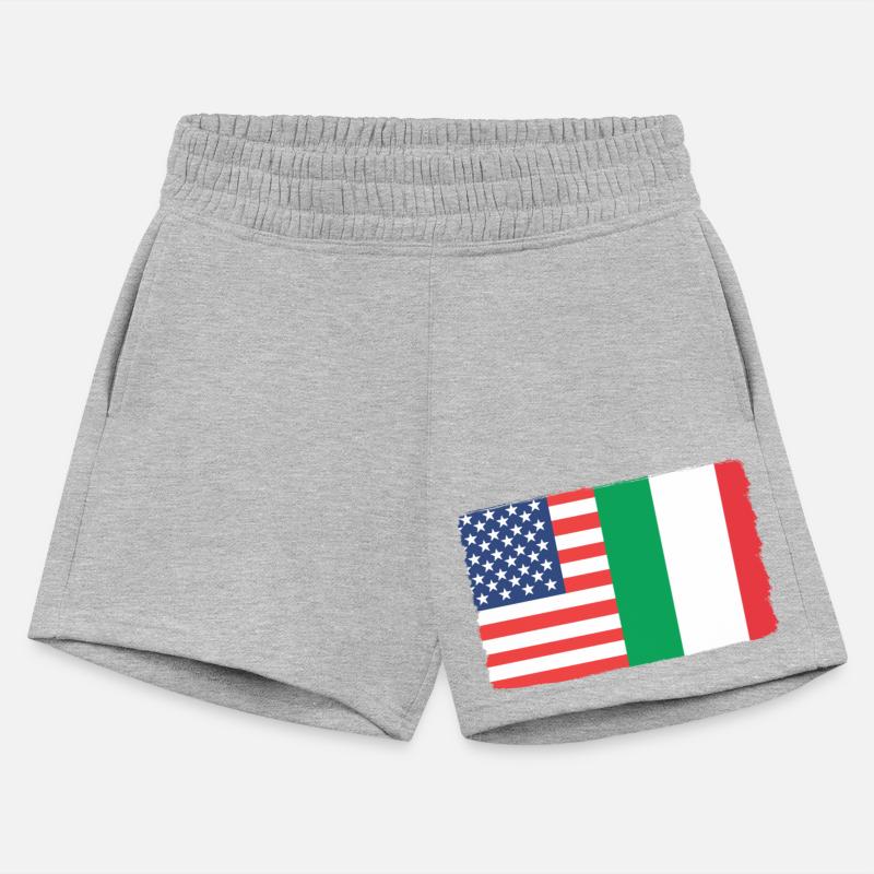 USA Italy Italian American Flag
